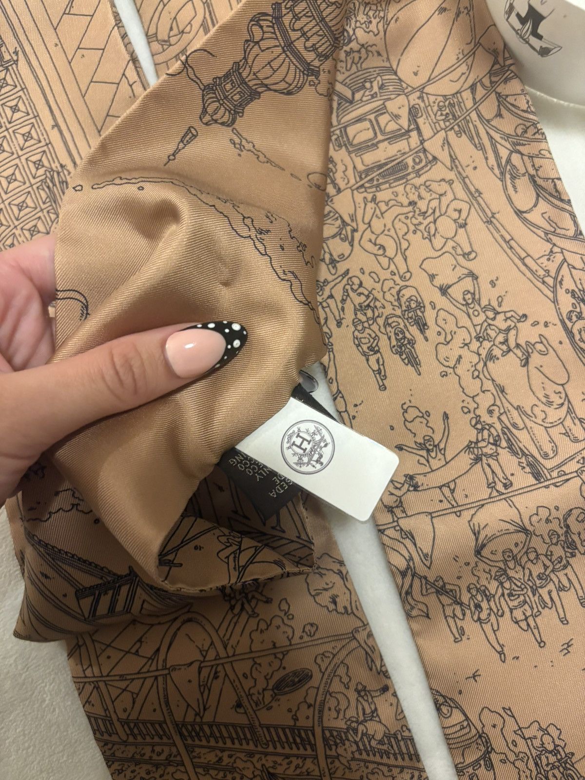 Hermes Hermes Maxi Twilly slim- Le grand prix du faub Size ONE SIZE - 3 Thumbnail