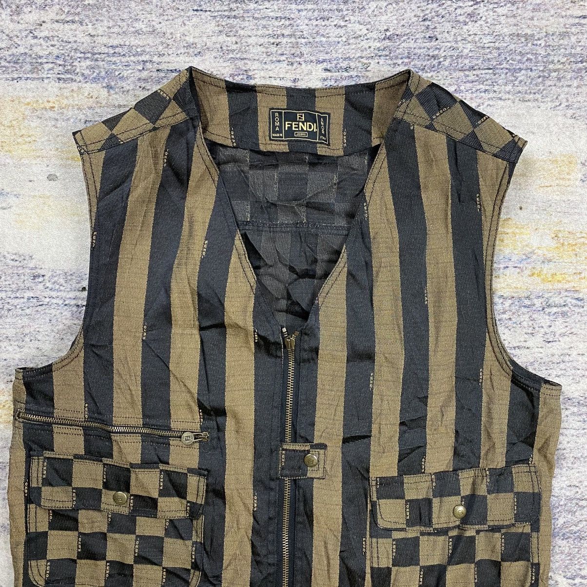 Fendi Vintage Fendi jeans vest Size US L / EU 52-54 / 3 - 5 Thumbnail
