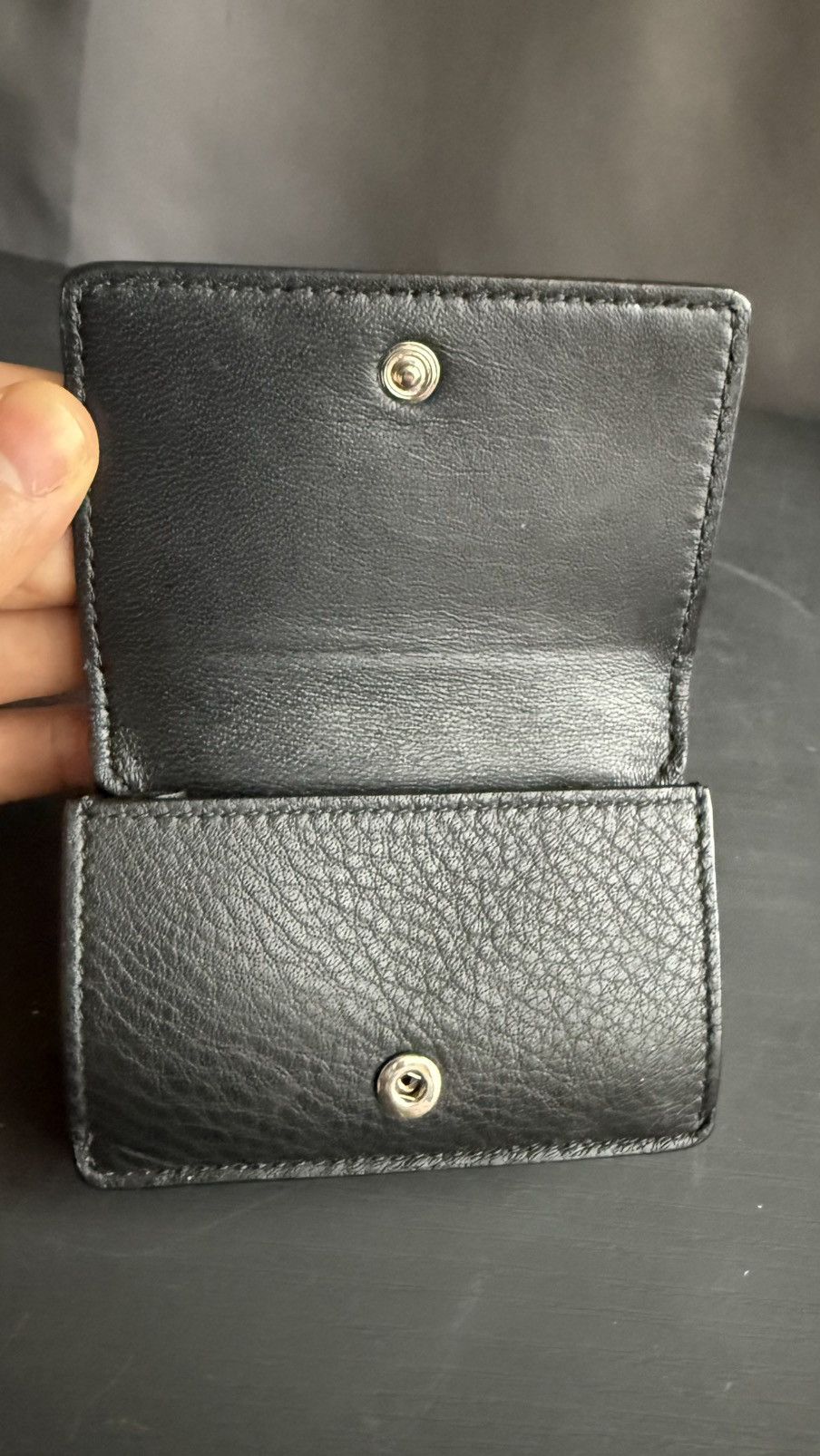 Balenciaga Balenciaga Spellout Compact Trifold Wallet Size ONE SIZE - 9 Thumbnail