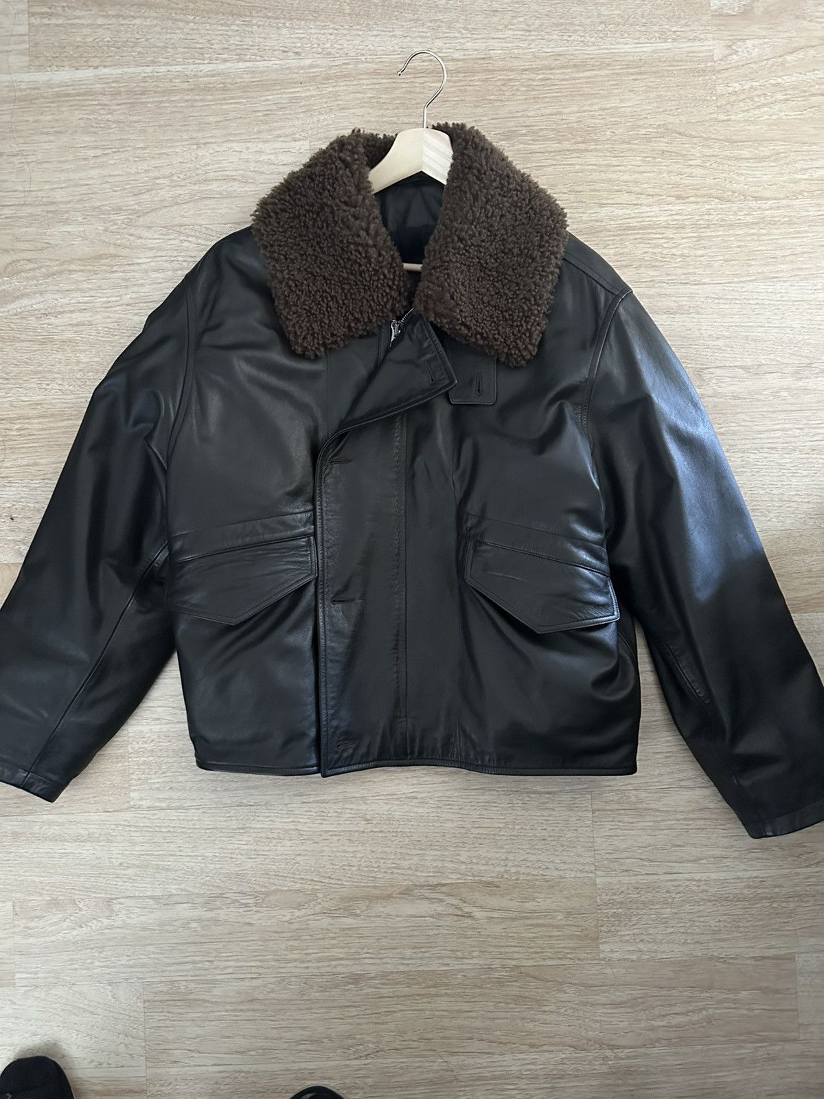 Lemaire Lemaire Brown Quilted Leather Jacket Size US L / EU 52-54 / 3 - 1 Thumbnail