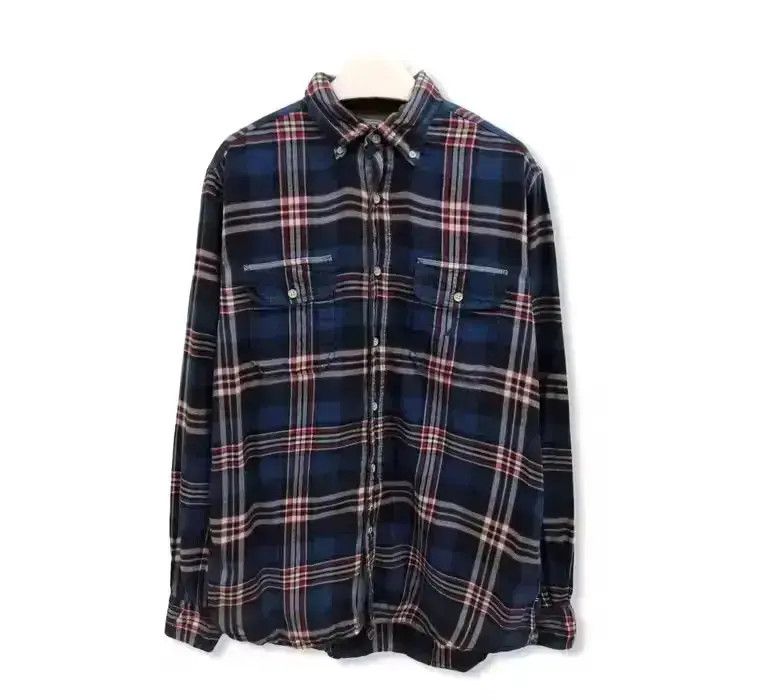 Nautica Vintage Nautica Plaid Tartan Flannel shirt 👕 Size US S / EU 44-46 / 1 - 1 Thumbnail