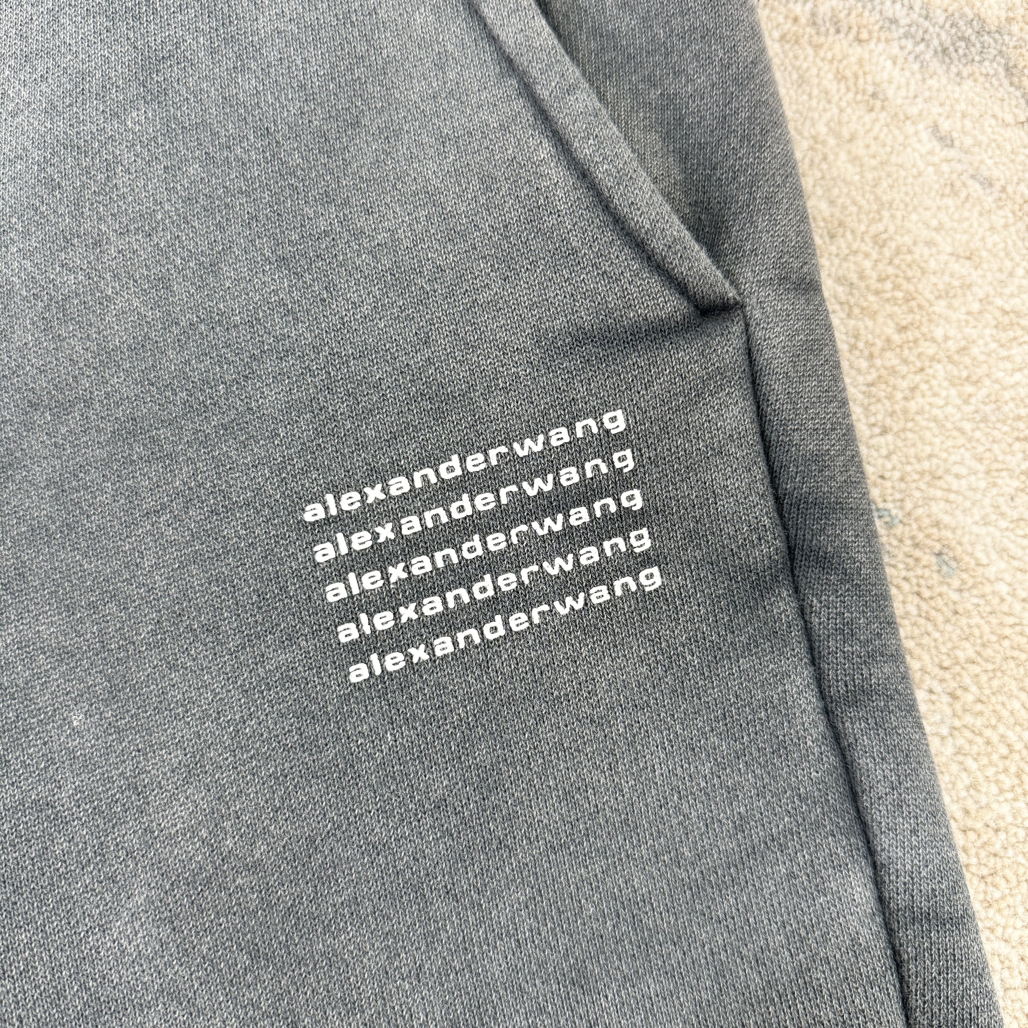 Alexander Wang Alexander Wang Acid Wash Dense Sweatpants In Grey RRP £325 Size US 30 / EU 46 - 2 Thumbnail