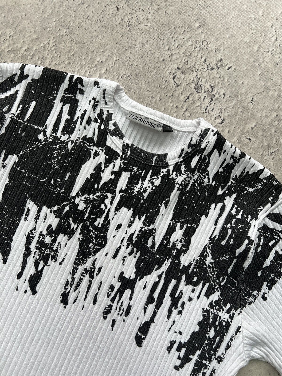 Diesel VINTAGE SLIM ISSEY MIYAKE STYLE RIPPED SWEATE TEE Size US M / EU 48-50 / 2 - 6 Thumbnail