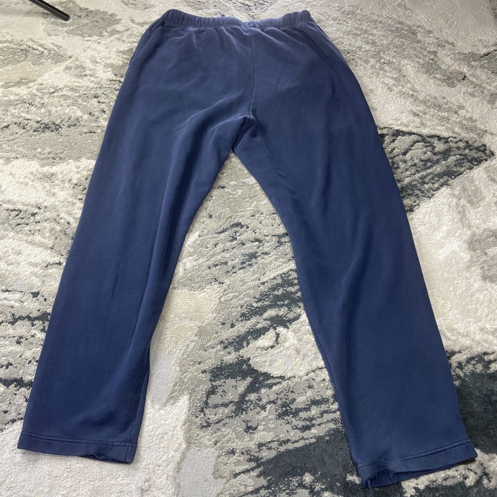Nike Nike Y2K Baggy Sweatpants Mens XL Navy Blue Fleece Lined Size US 36 / EU 52 - 2 Thumbnail