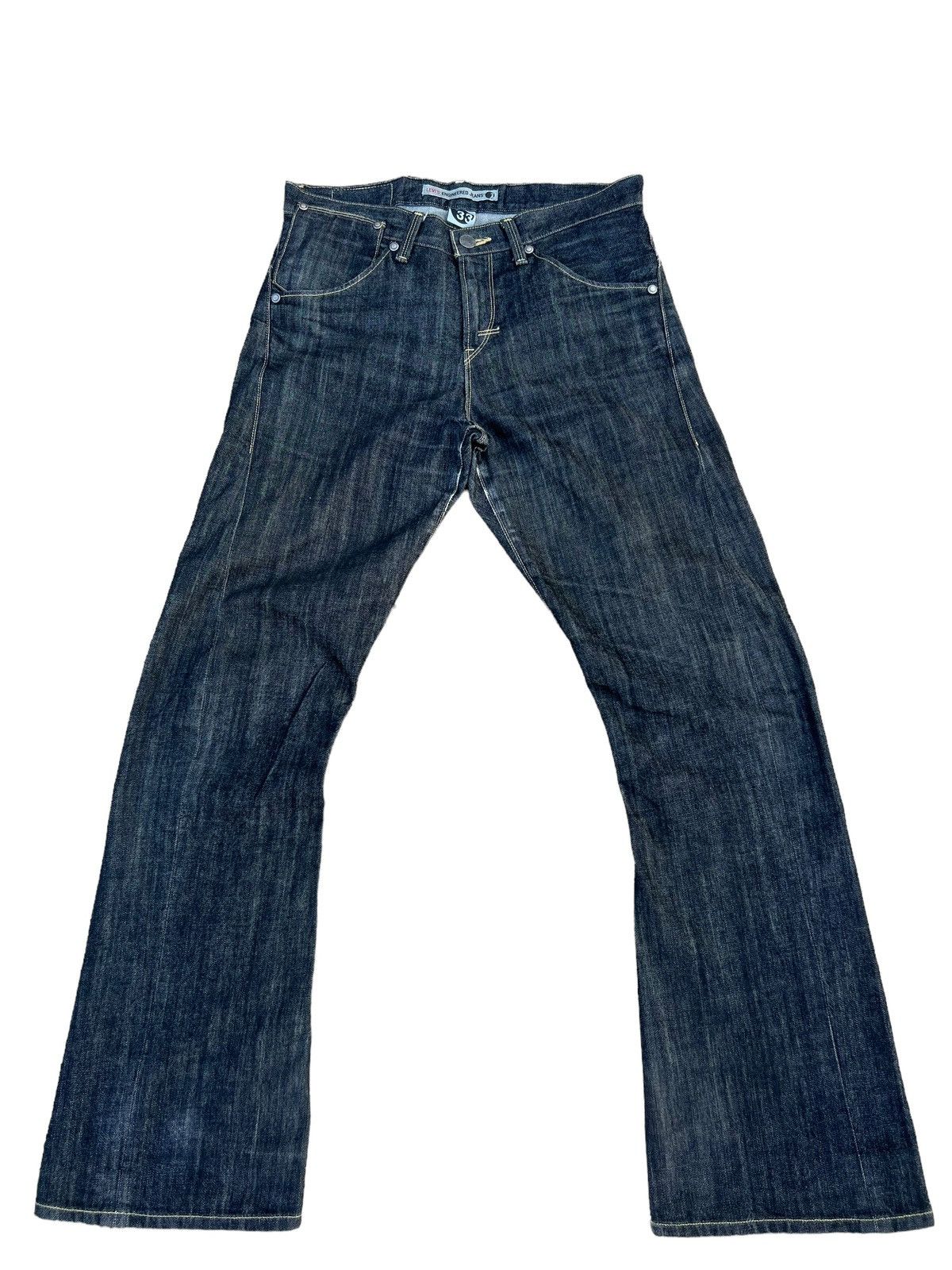 Levi's Vintage 2003 Levi’s Engineered Distress Denim Bootcut Jeans Size US 33 - 1 Thumbnail