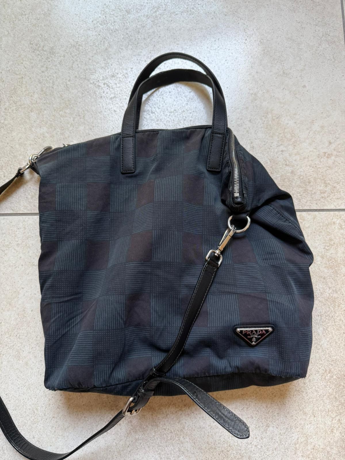 Prada Prada Chess Tote Bag Logo Size ONE SIZE - 16 Thumbnail