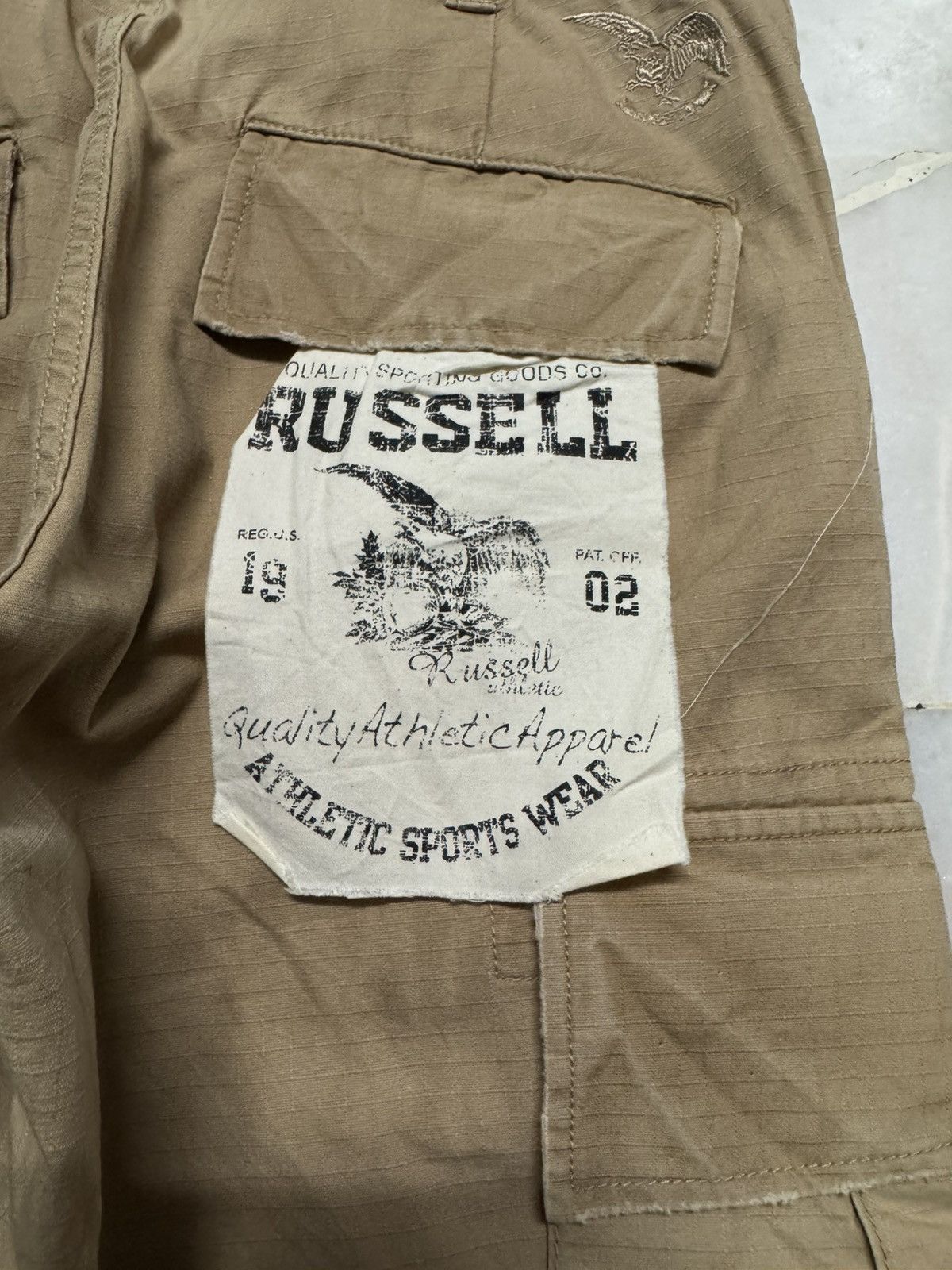 Russell Athletic 💥Nice Faded Y2K Russell Athletic Sportwear Cargo With Tag Size US 31 - 24 Thumbnail
