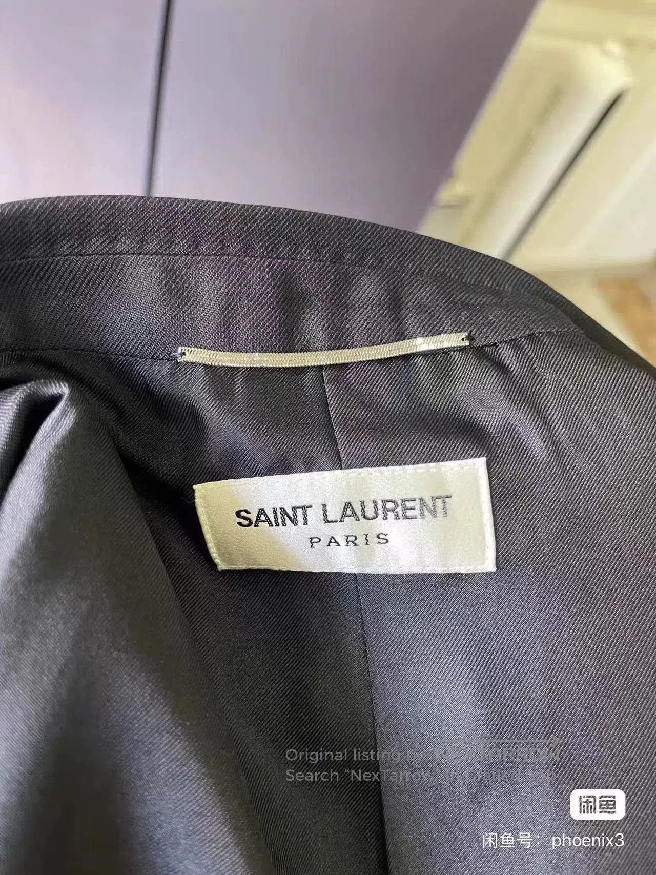 Yves Saint Laurent YSL Le Smoking Dark Gray Blazer. Size M / US 6-8 / IT 42-44 - 9 Thumbnail