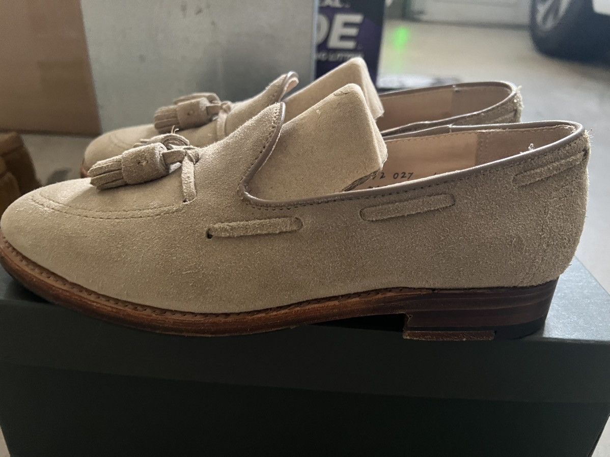 Alden Alden Milkshake Suede Tassel Loafers 7D Copley last. Size US 7 / EU 40 - 6 Thumbnail