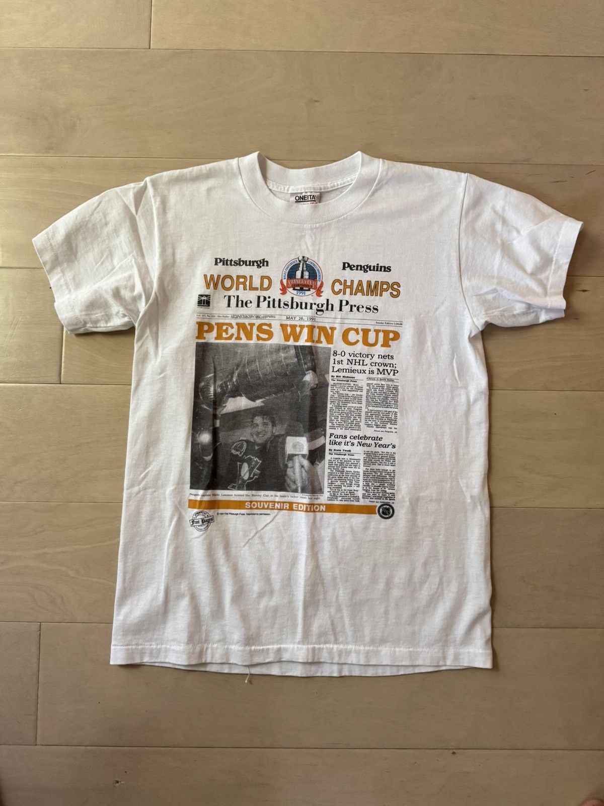 Other 1991 Vintage Penguins World Cup Tee Size US M / EU 48-50 / 2 - 1 Thumbnail