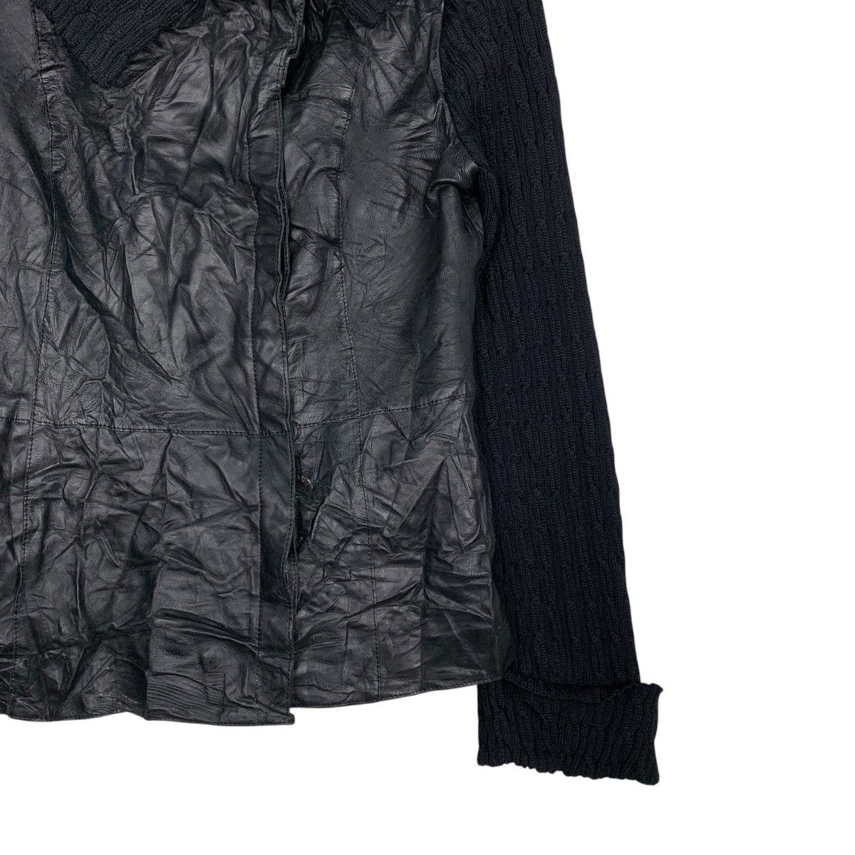 Japanese Brand Lanvin Leather Jacket Size S / US 4 / IT 40 - 4 Thumbnail