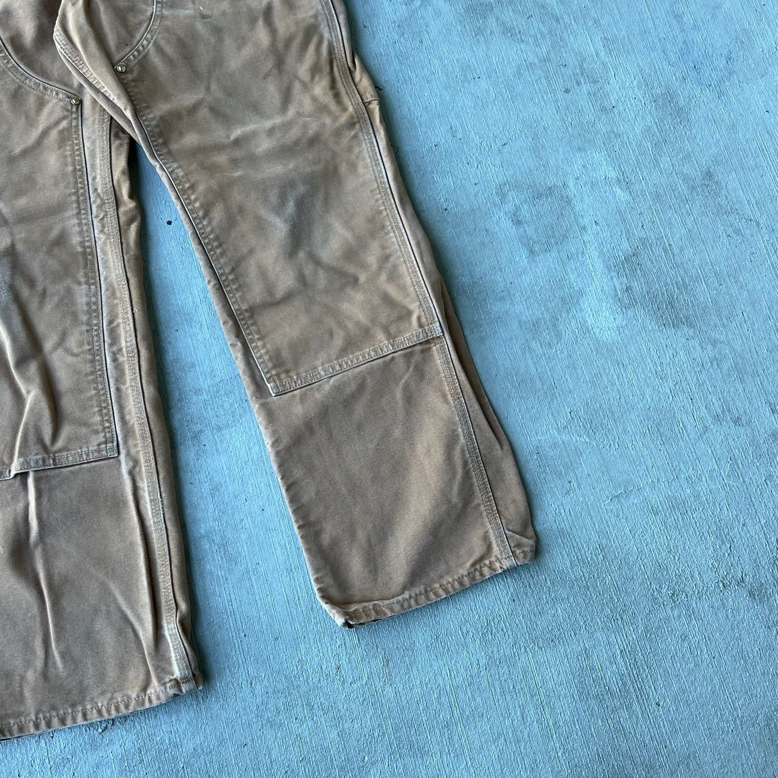 Carhartt × Vintage Carhartt brown double knee work wear carpenter pants Size US 32 / EU 48 - 7 Thumbnail