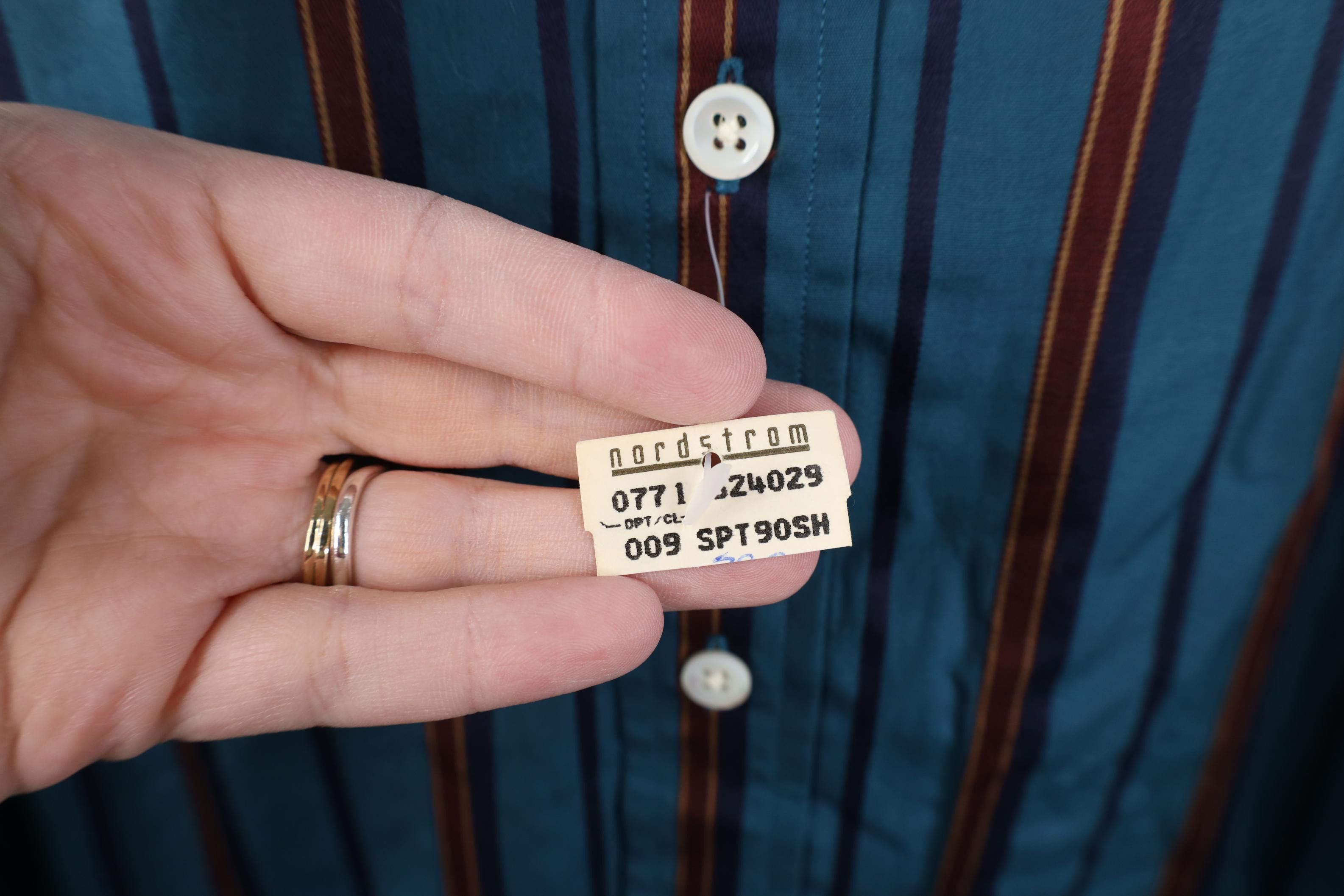 Vintage Deadstock Vintage 90s Streetwear Block Collared Button Shirt Size US XL / EU 56 / 4 - 4 Thumbnail