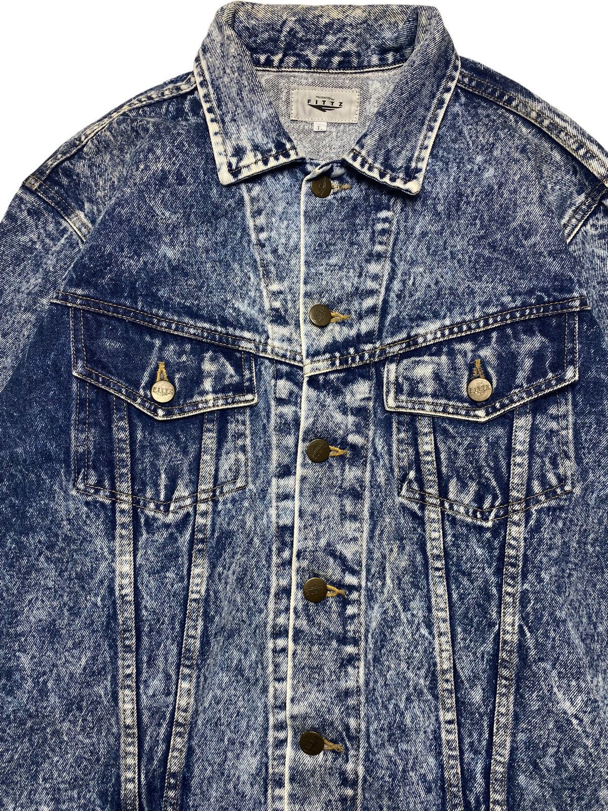 If Six Was Nine 1990s Fitz - Glacier Snow Wash Denim Size US M / EU 48-50 / 2 - 4 Thumbnail