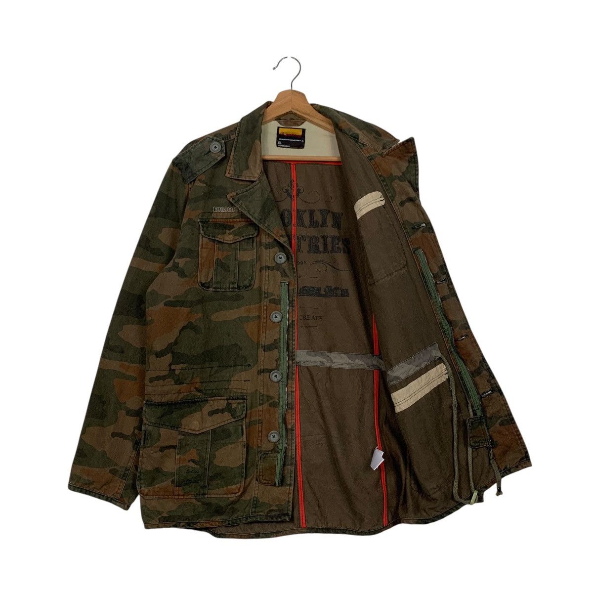 Brooklyn Industries BROOKLYN INDUSTRIES Workwear Camo Chore Jacket #2587-C117 Size US XL / EU 56 / 4 - 10 Thumbnail