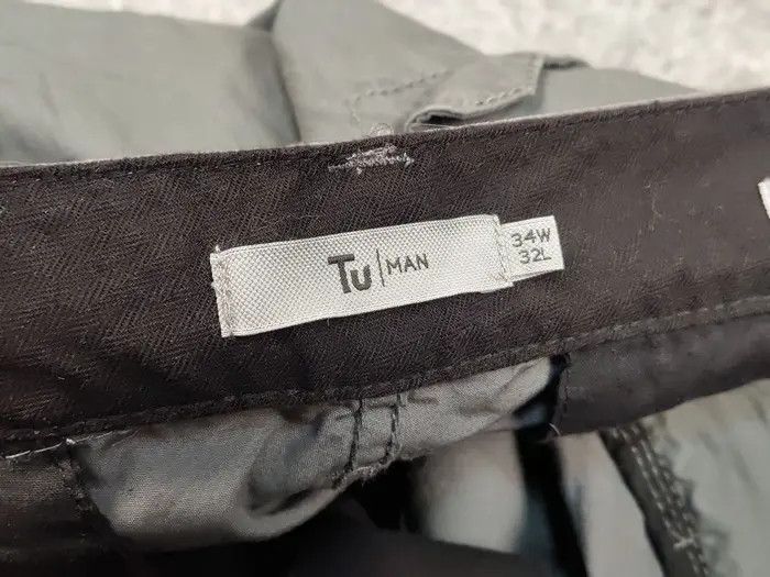 Japanese Brand Vintage 90's Cargo Pants Travis Scott Japan Pocket Gray Size US 34 / EU 50 - 8 Thumbnail