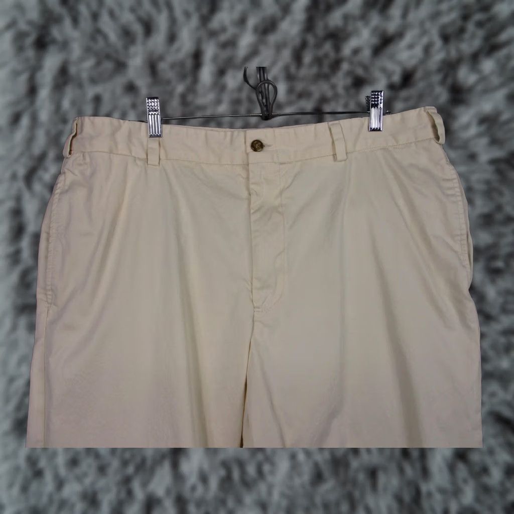 Bills Khakis Bills Khakis M2 Pants Mens 38x27 Beige Flat Front Classic Fit Cotton Pockets Slit Back Buttons USA Size US 38 / EU 54 - 1 Thumbnail