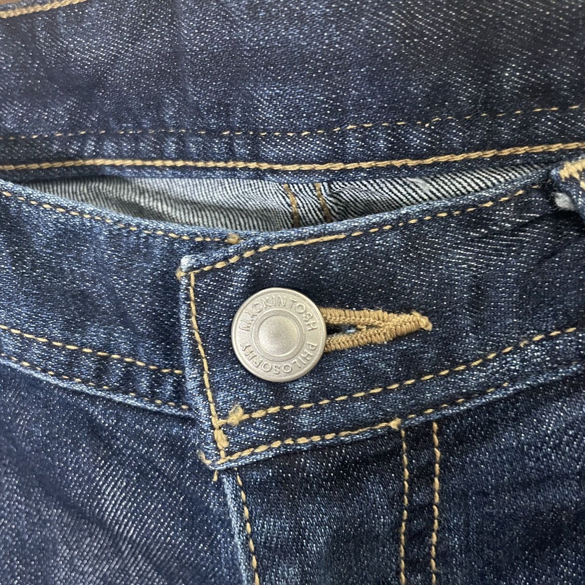 Mackintosh Vintage Mackintosh Distressed Denim Size US 35 - 6 Thumbnail