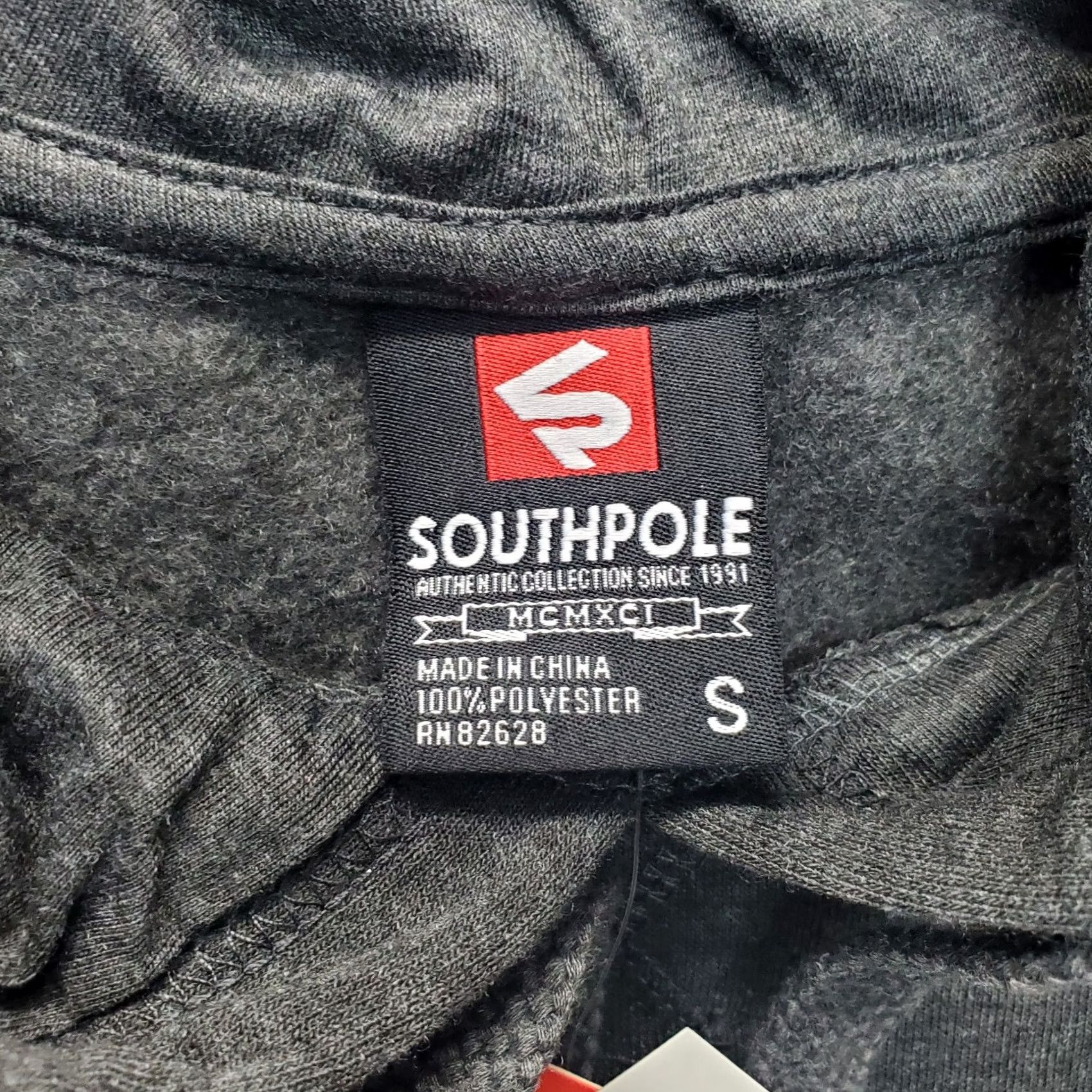 Southpole Southpole Hoodie Unisex Small Gray Graphic Ultra Soft Winter Essential Fleece Size US S / EU 44-46 / 1 - 6 Thumbnail