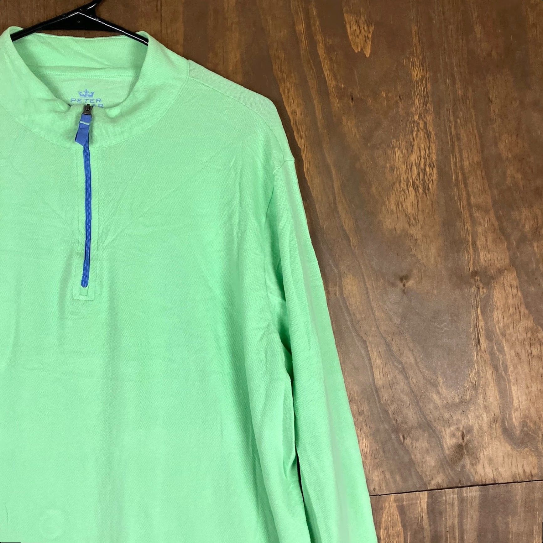 Peter Millar Peter Millar Jacket Green Crown Sport 1/4 Zip Perth Pullover Stretch Large Mens Jacket Regular XS-XL? Size US L / EU 52-54 / 3 - 5 Thumbnail