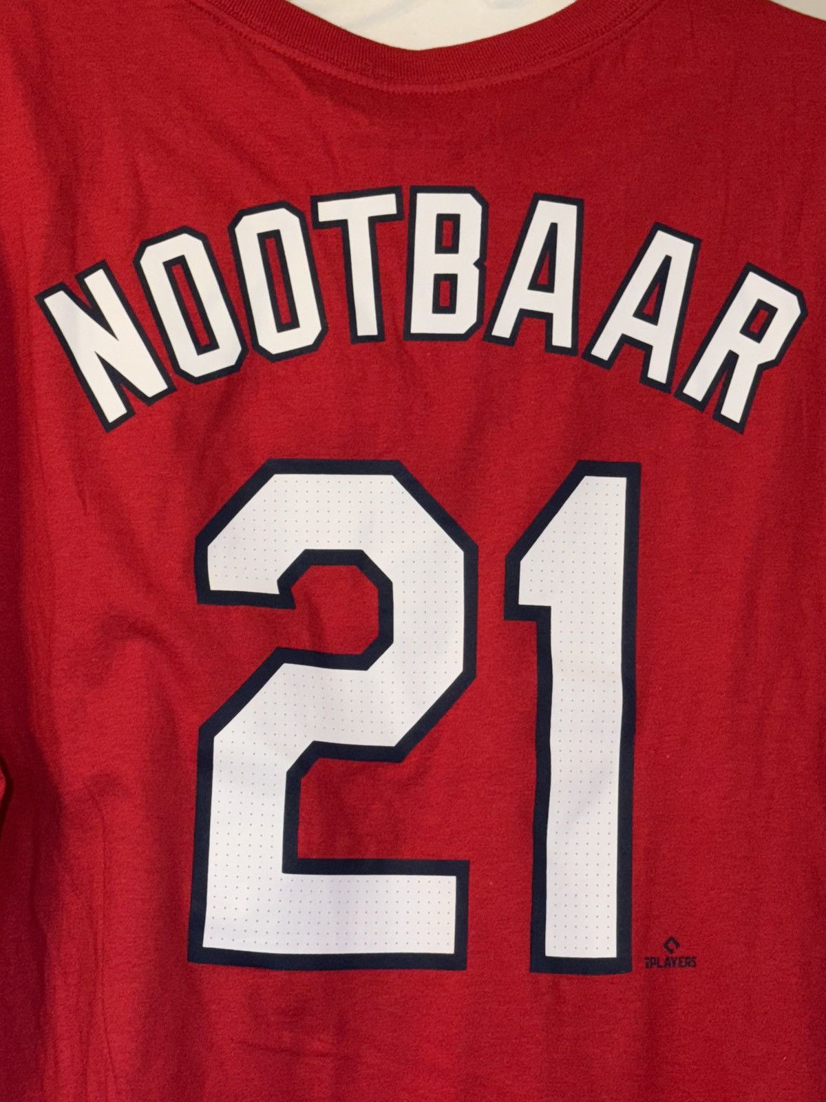 Nike Nike MLB Baseball St. Louis Cardinals Lars Nootbaar Shirt Size US XL / EU 56 / 4 - 4 Thumbnail