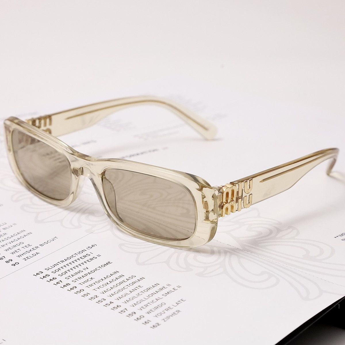 Miu Miu MIU MIU 0MU 08ZS SUNGLASSES Size ONE SIZE - 2 Thumbnail