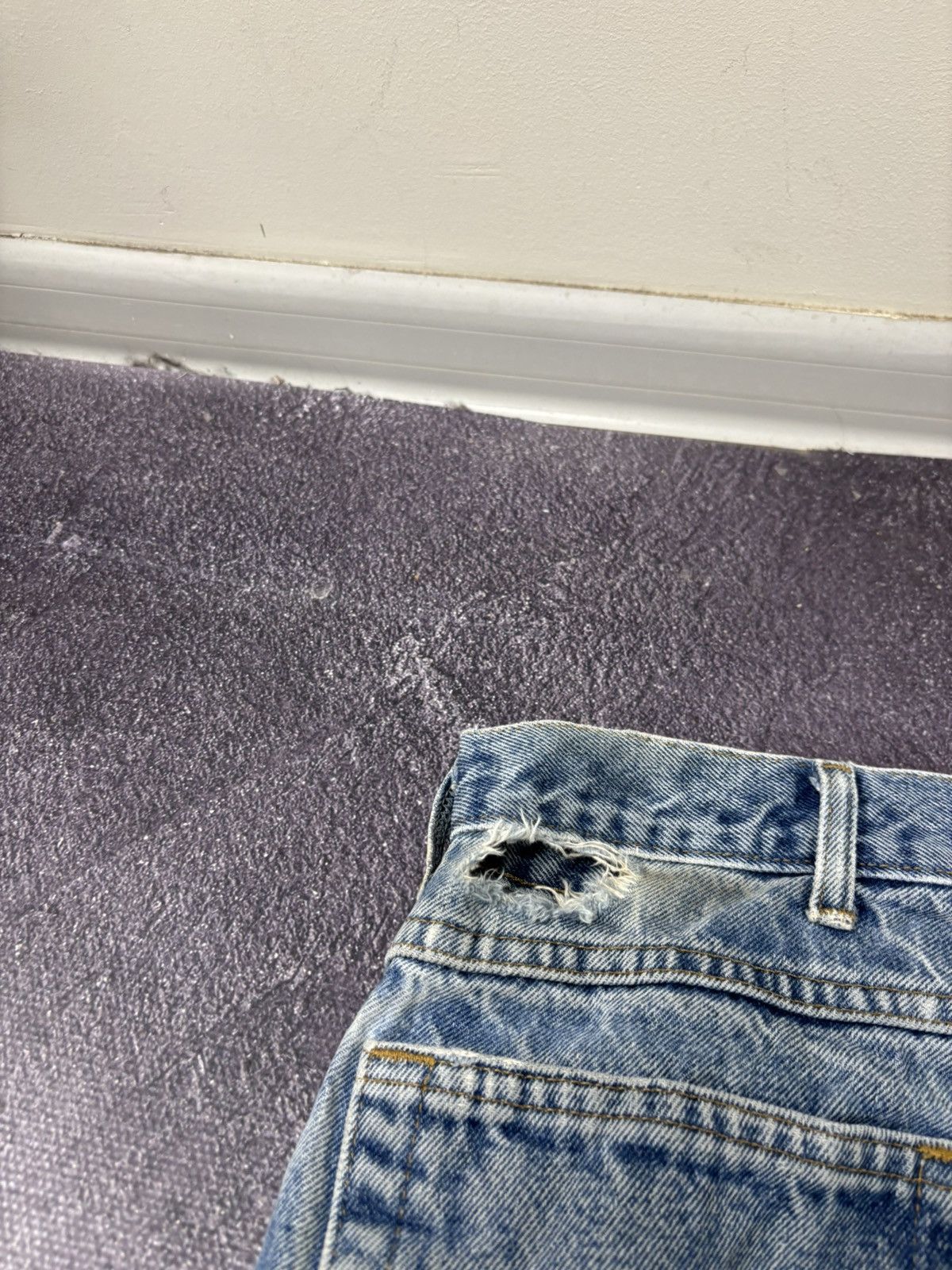 Carhartt Vintage Carhartt Relaxed Fit USA Faded Blue Baggy Jeans Size US 42 / EU 58 - 8 Thumbnail