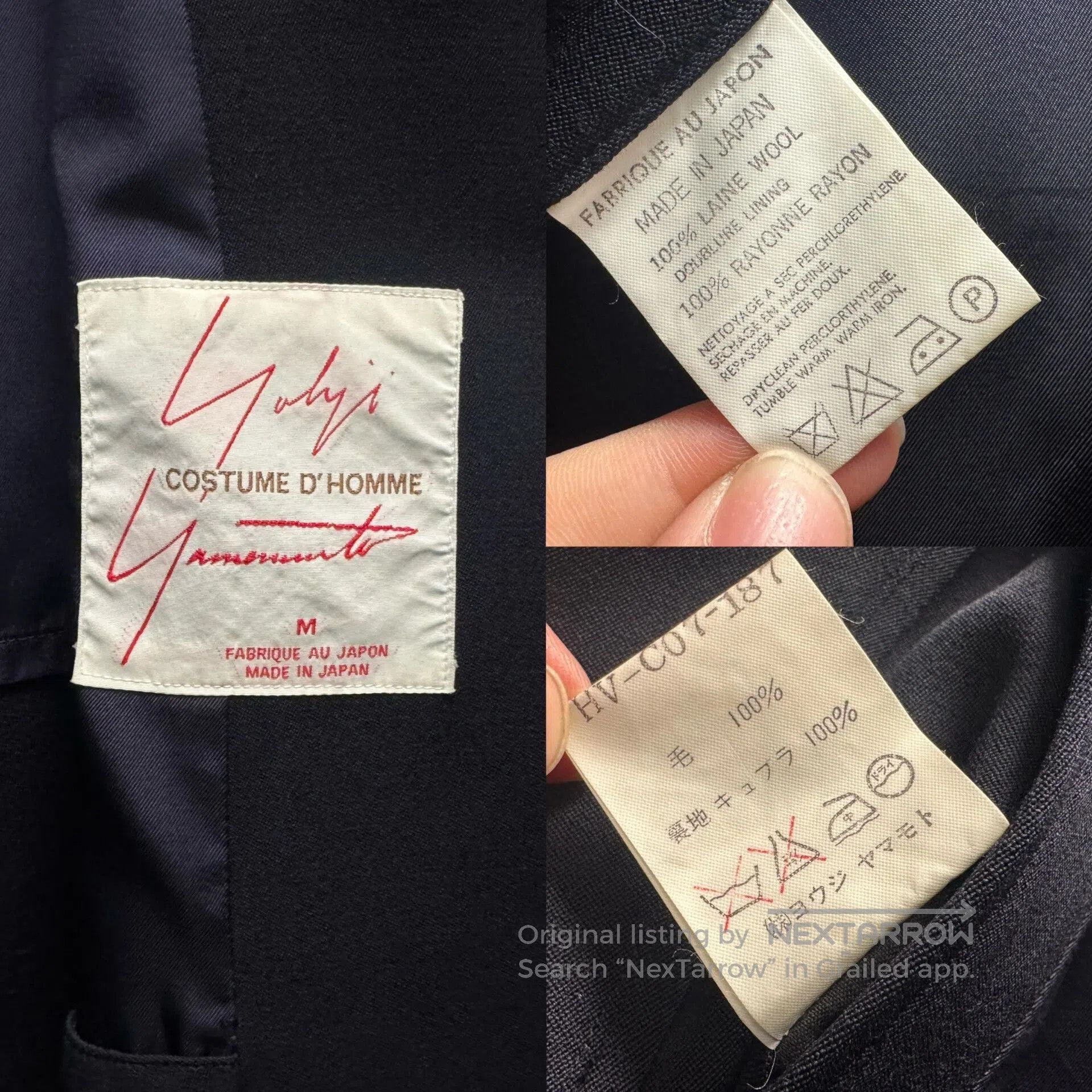 Yohji Yamamoto Yohji Yamamoto 1994aw Wool Coat. Size US M / EU 48-50 / 2 - 6 Thumbnail