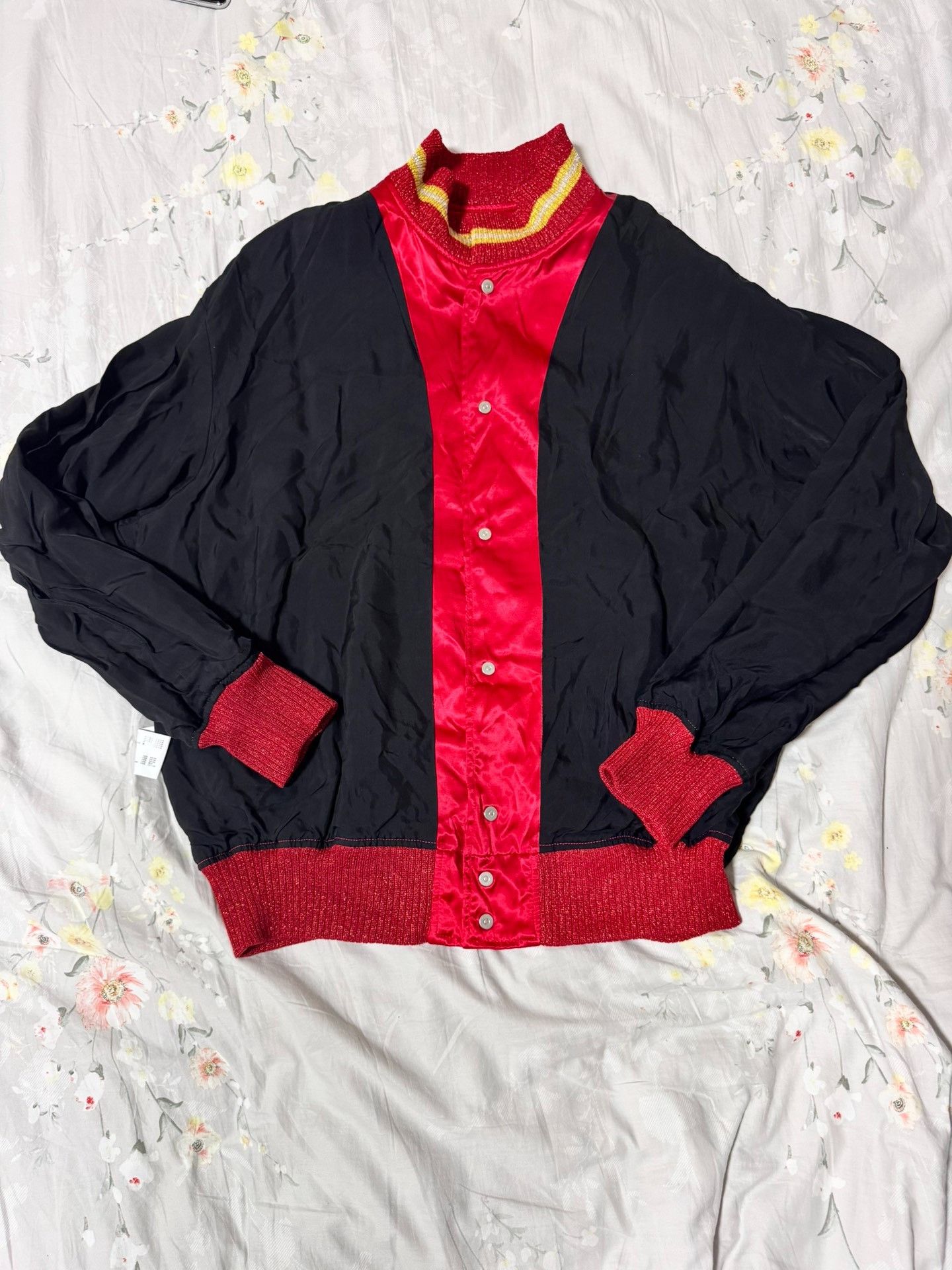 Saint Michael Saint Michael 23ss patch satin baseball jacket 2501-Nextarr Size US L / EU 52-54 / 3 - 3 Thumbnail