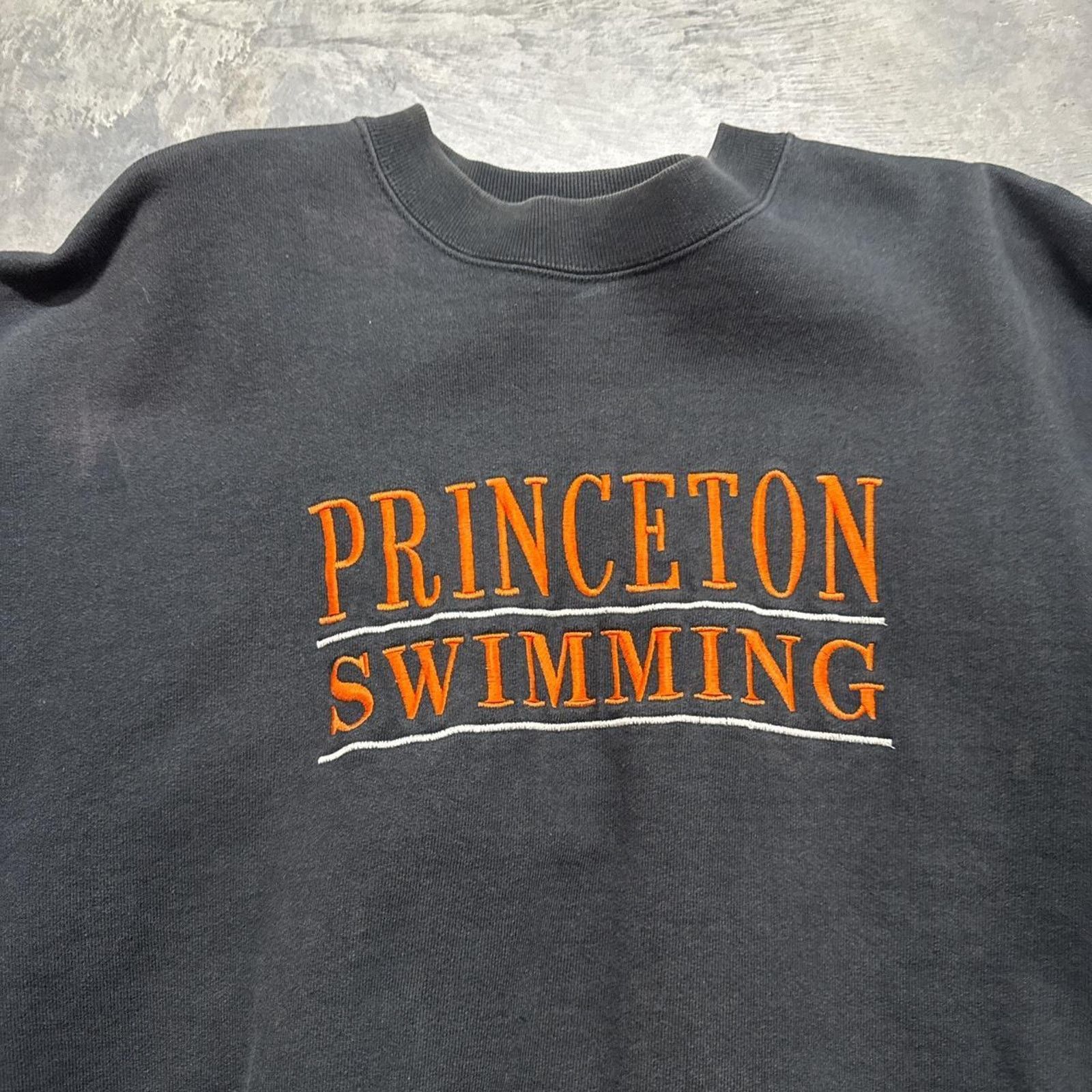 Vintage Vintage 90s Princeton University Swimming Crewneck Size US L / EU 52-54 / 3 - 2 Thumbnail