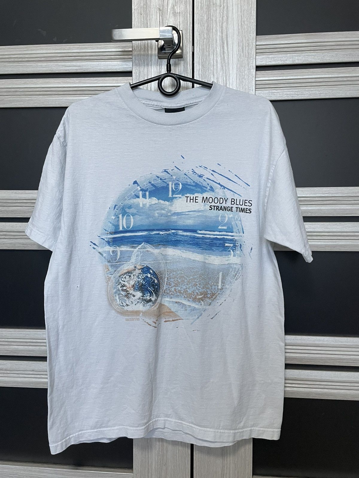 Band Tees VTG The Moody Blues Strange Times 1999 Concert Tour Tee Rare Size US L / EU 52-54 / 3 - 1 Thumbnail