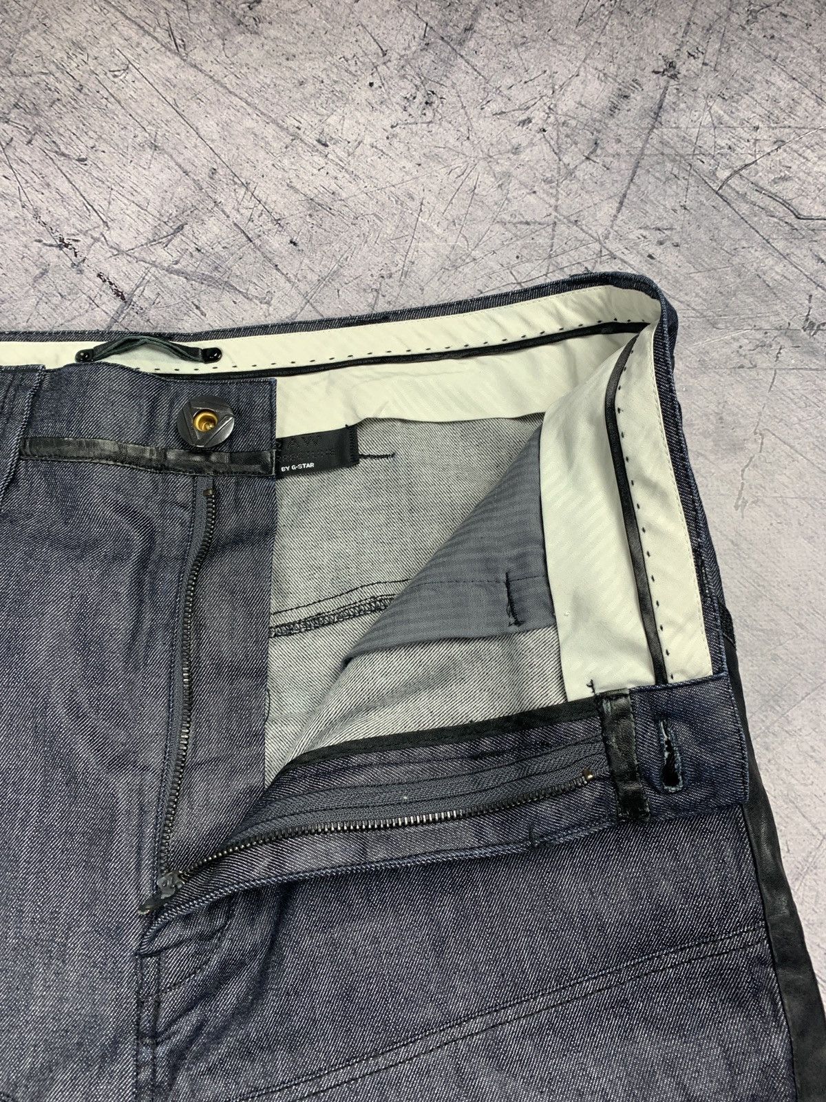 G-Star Designer G-Star Raw Correct Line Multi Zip Biker Jeans 30/34 Size US 30 / EU 46 - 19 Thumbnail