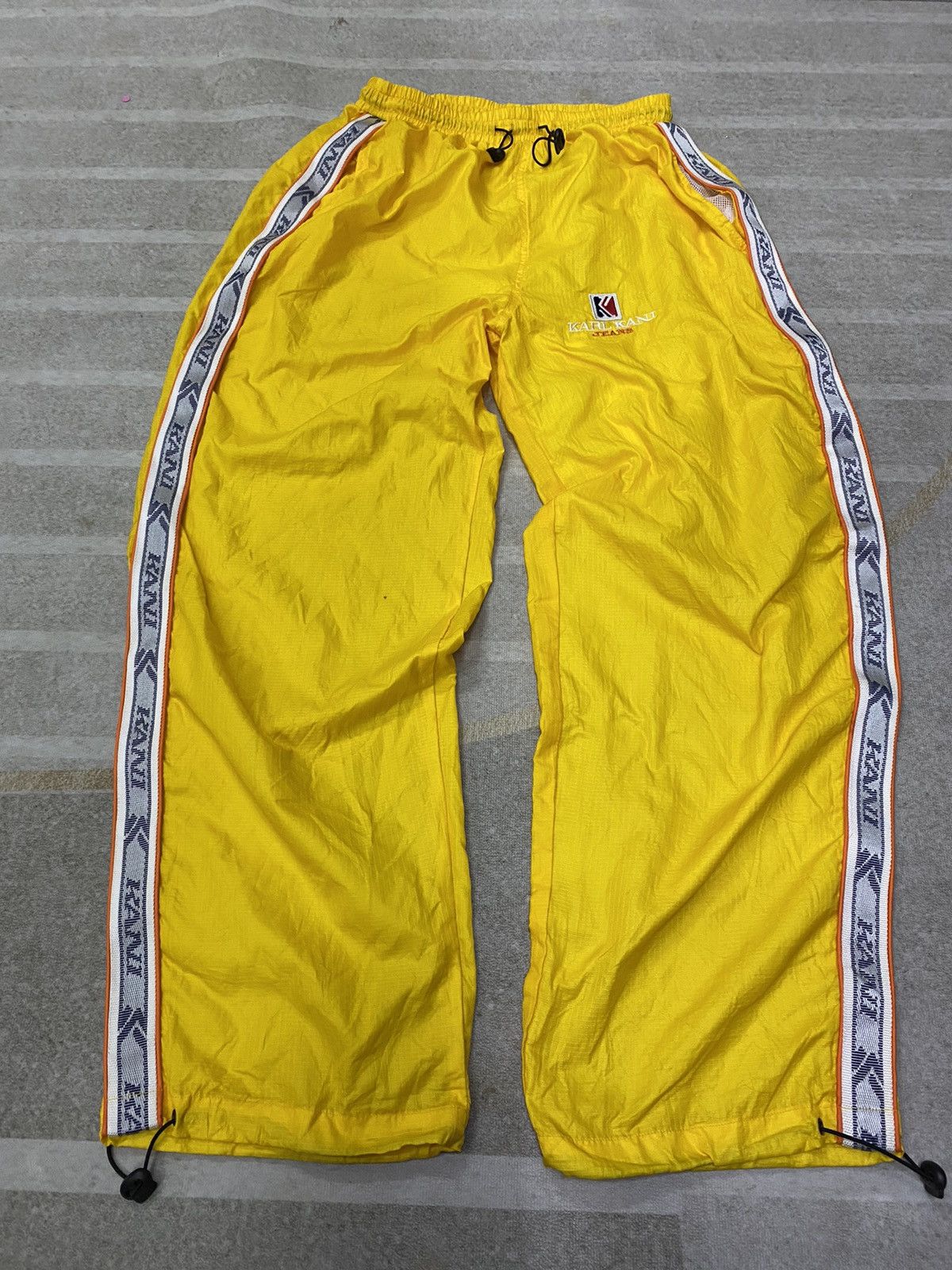 Karl Kani 🔥Dope🔥Vintage Karl Kani Side Tape Nylon Pant Hip Hop Style Size US 32 / EU 48 - 1 Thumbnail