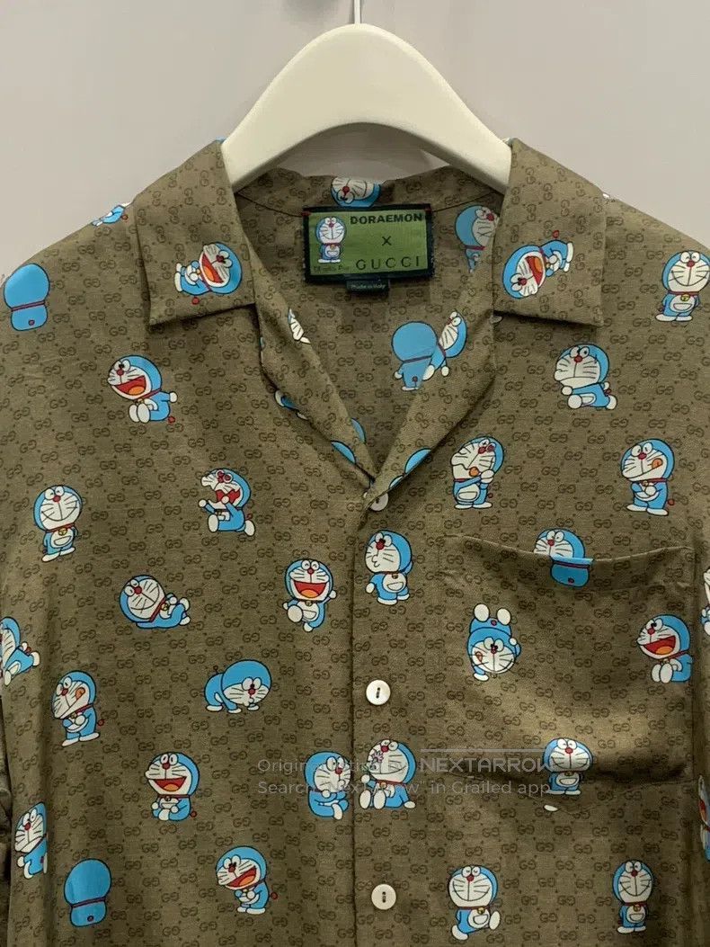 Gucci Gucci Doraemon co-branded silk shirt Size US S / EU 44-46 / 1 - 3 Thumbnail
