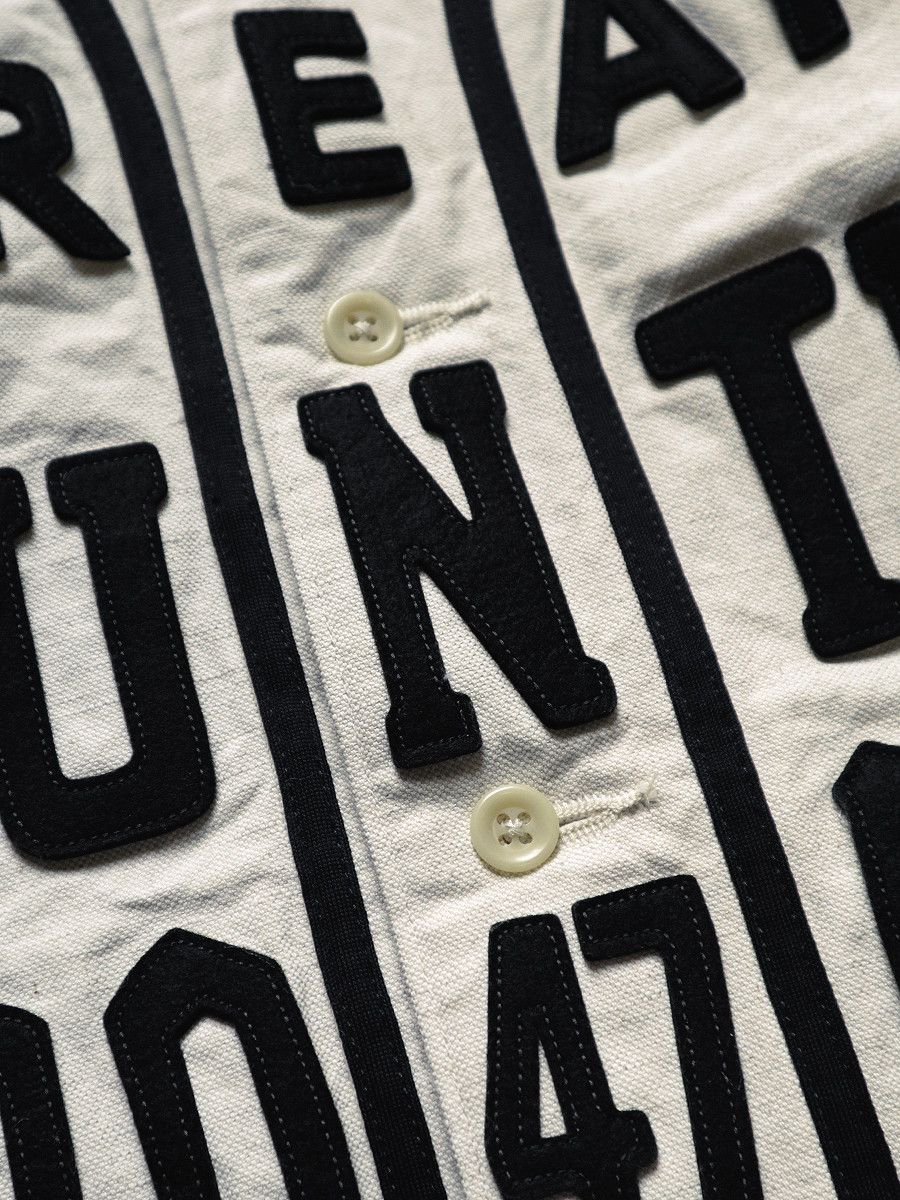 Kapital Kapital Canvas GREAT KOUNTRY Night Game Baseball Shirt Size US L / EU 52-54 / 3 - 9 Thumbnail