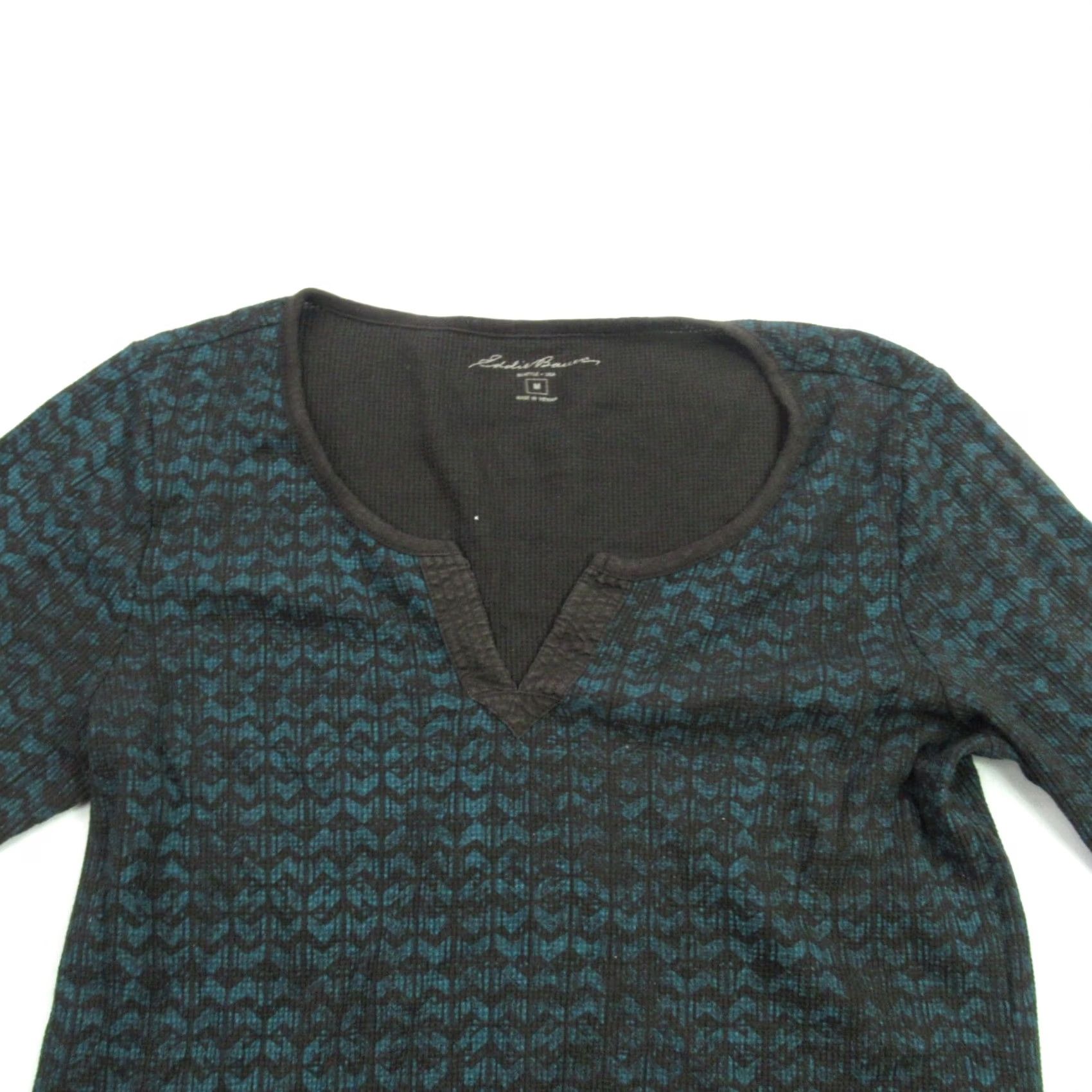 Eddie Bauer Eddie Bauer Shirt Womens Medium Long Sleeve Lightweight V Neck Casual Adult Size M / US 6-8 / IT 42-44 - 2 Thumbnail