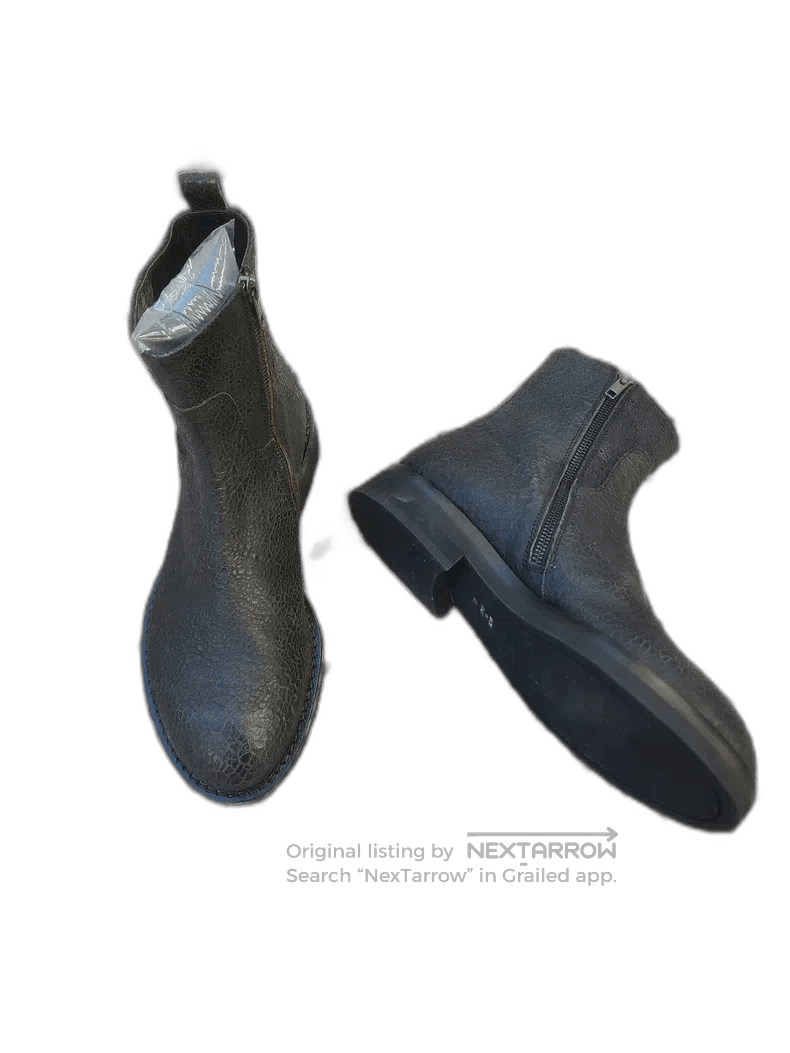 Ann Demeulemeester Ann Demeulemeester Men's Leather Boots. Size US 8 / EU 41 - 1 Thumbnail