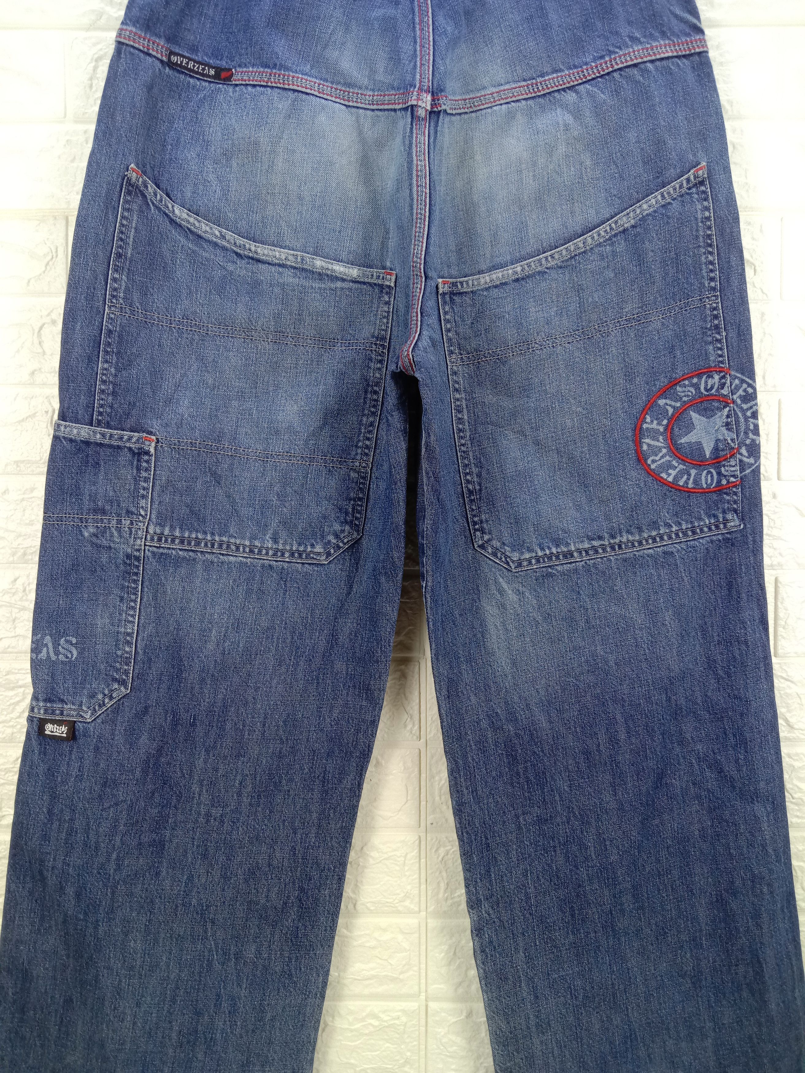 Japanese Brand Baggy Jeans Japanese Multi Pocket Cargo Wide Denim Size US 32 / EU 48 - 7 Thumbnail