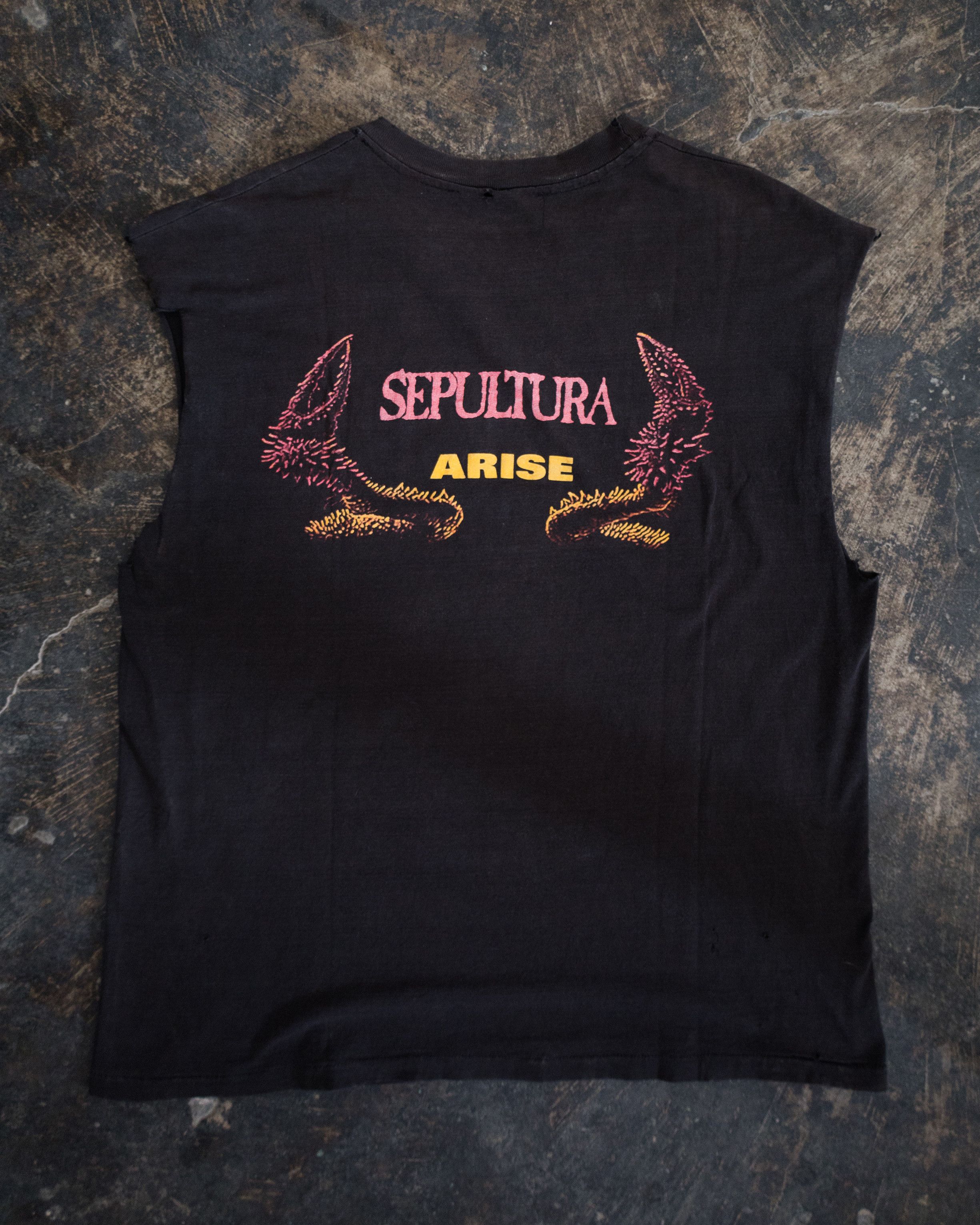 Band Tees × Vintage 90s SEPULTURA ARISE Size US XL / EU 56 / 4 - 3 Thumbnail