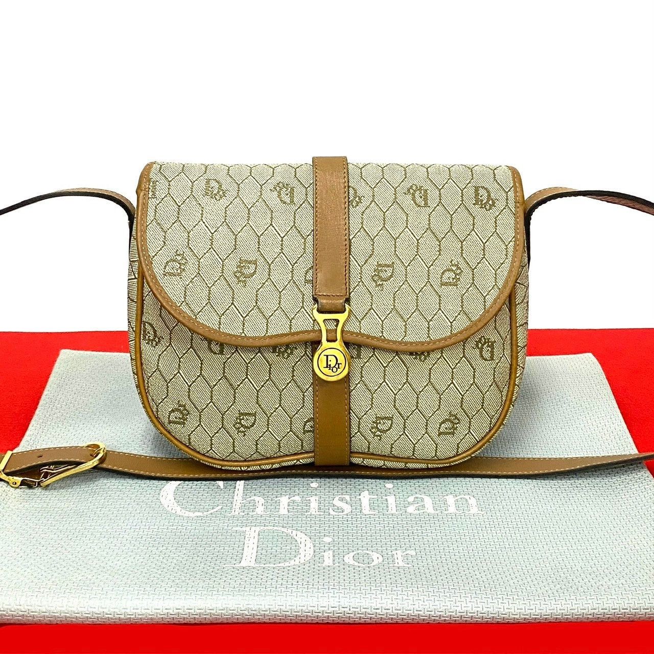 Dior Shoulder Bag Neutrals Leather