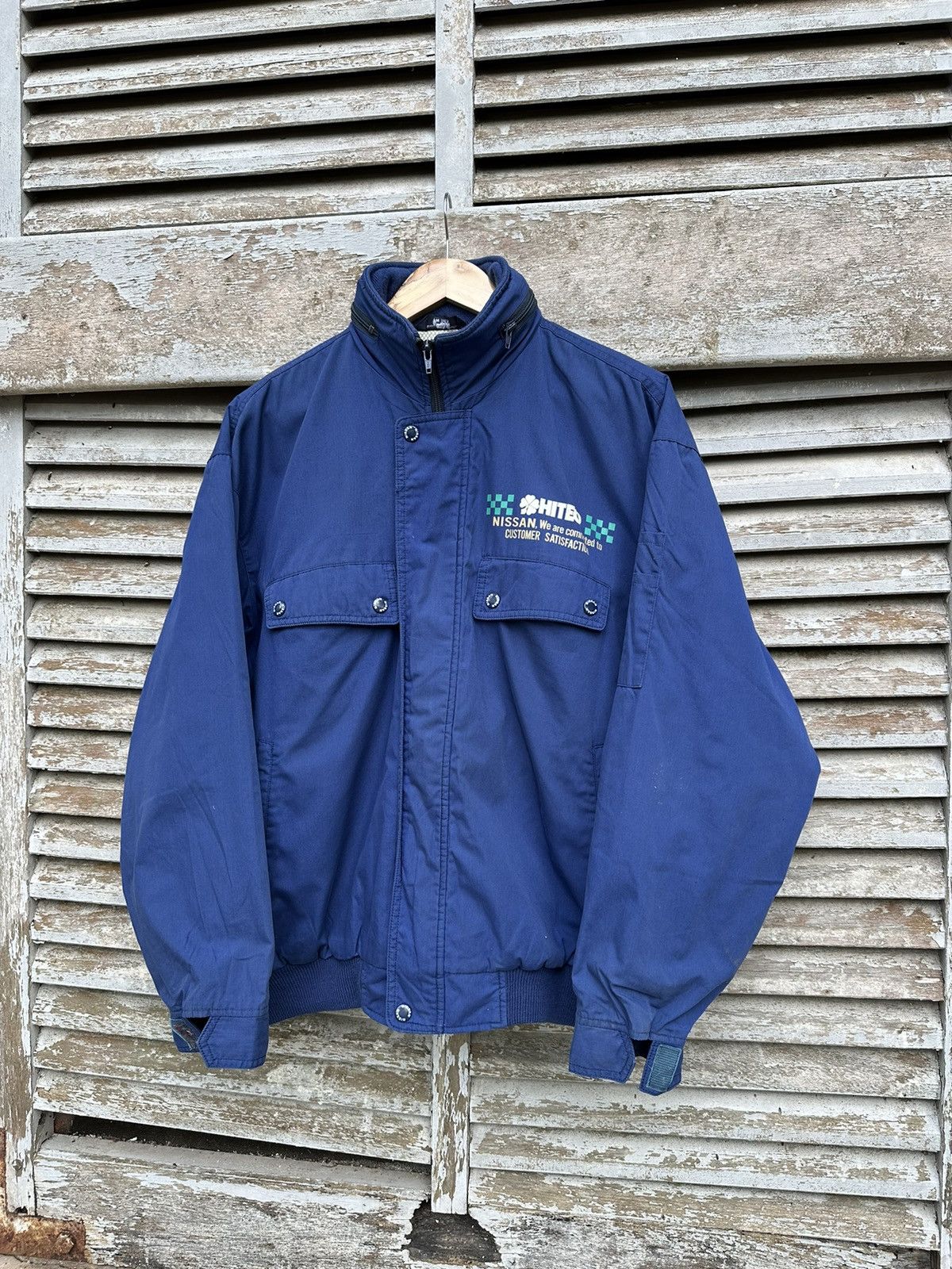 image of Nissan Hiteq Workwear Bomber Jacket in Navy, Men's (Size Large)