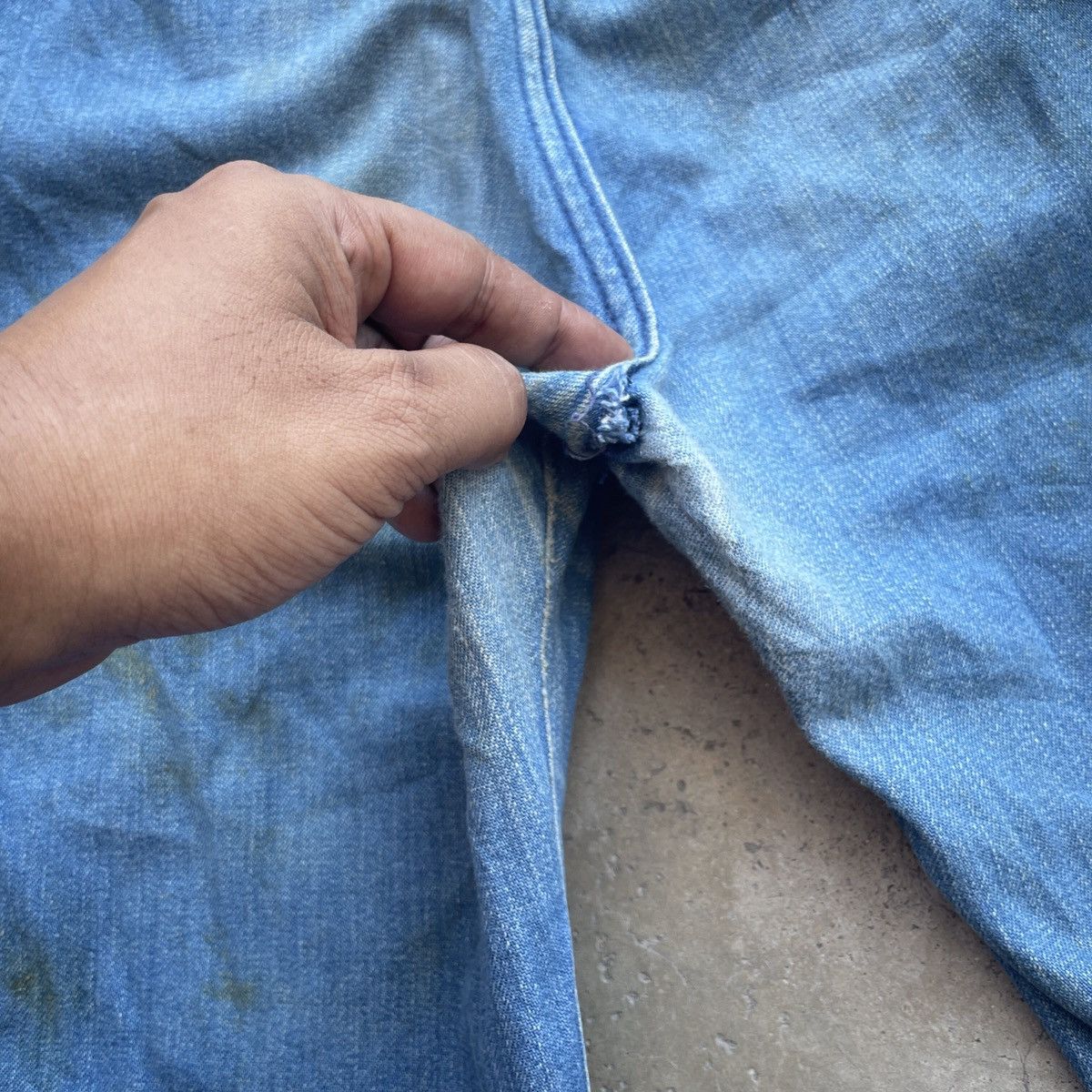 Japanese Brand Vintage Domigo Distressed Denim Jeans Size US 26 / EU 42 - 11 Thumbnail