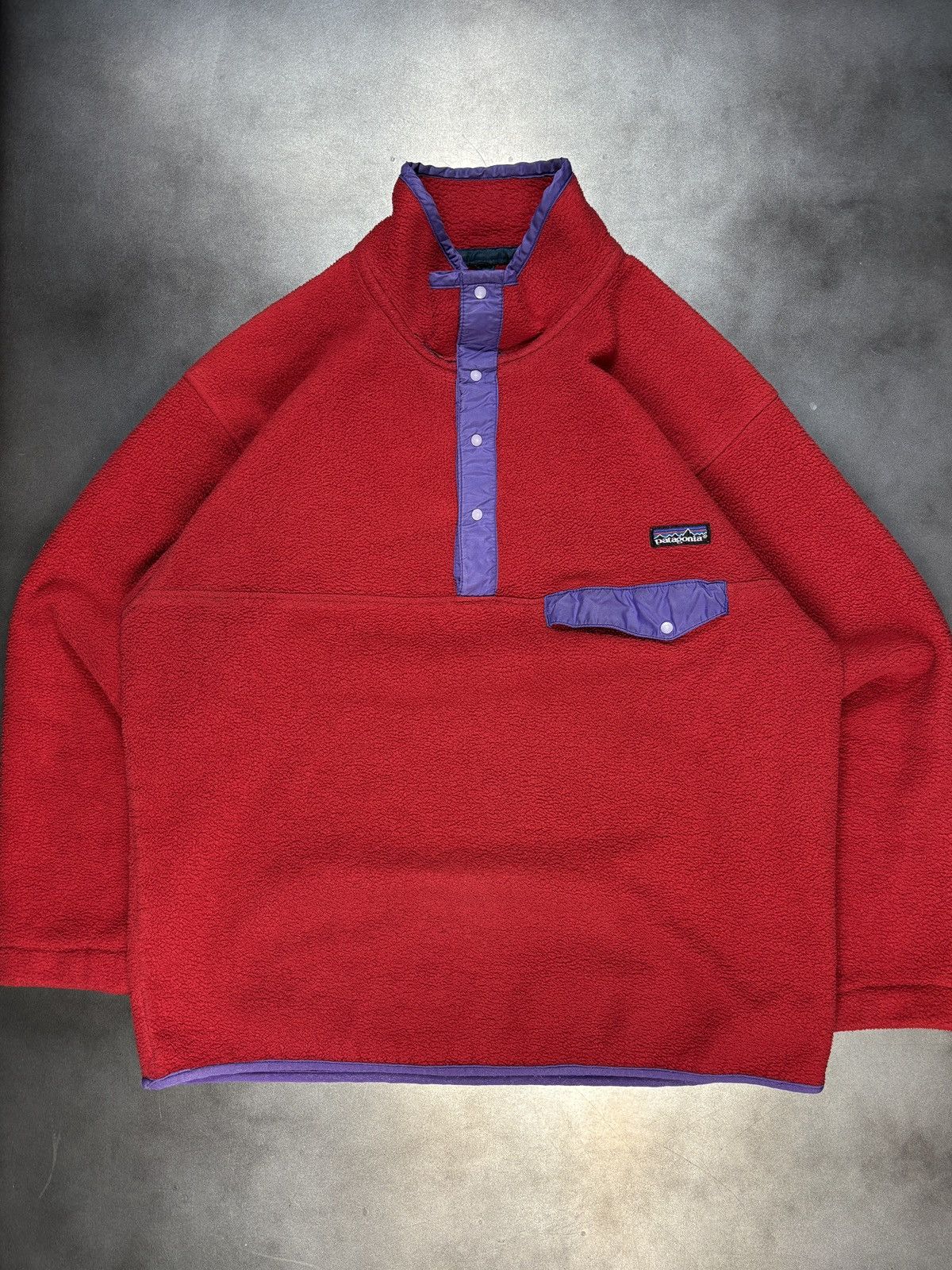 Patagonia × Vintage Vintage Patagonia Synchilla Fleece Pullover 1990s Quarter Size US M / EU 48-50 / 2 - 1 Thumbnail