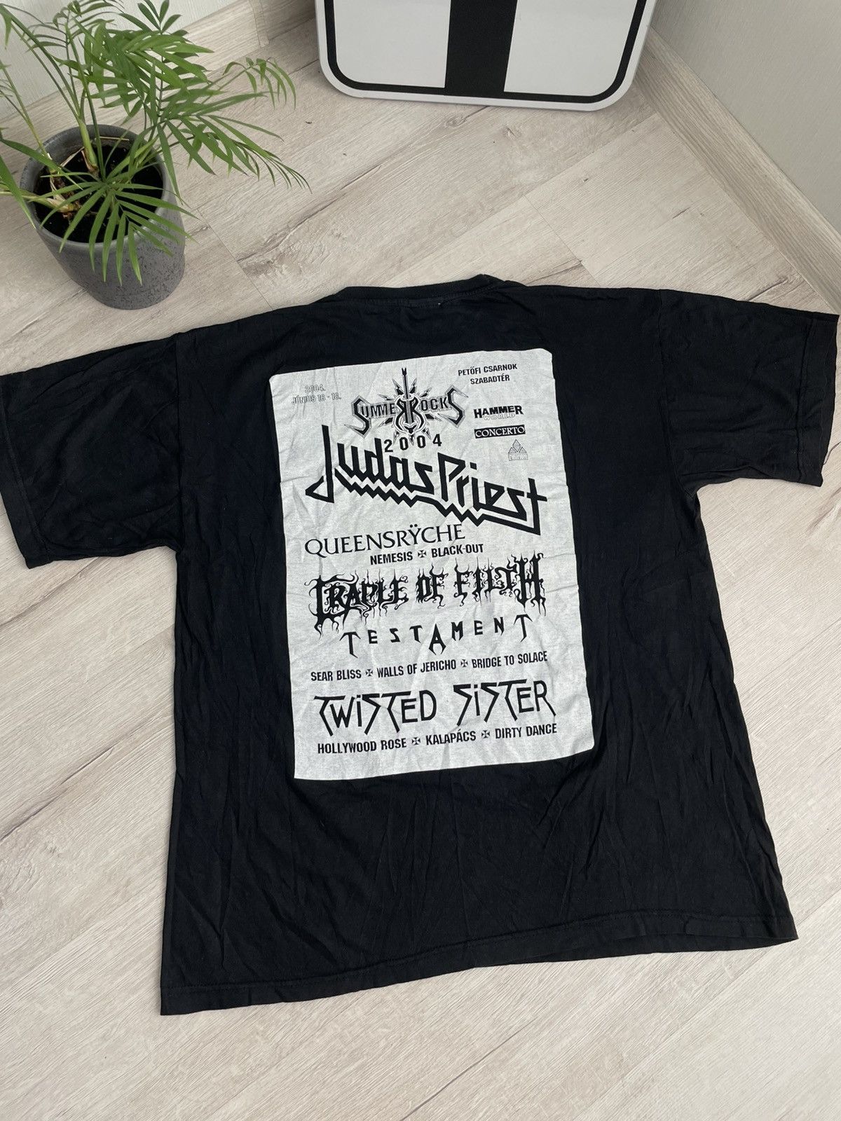 Band Tees Vintage Summer Rocks 2004 Festival Tour Tee Cradle of Filth Size US L / EU 52-54 / 3 - 6 Thumbnail