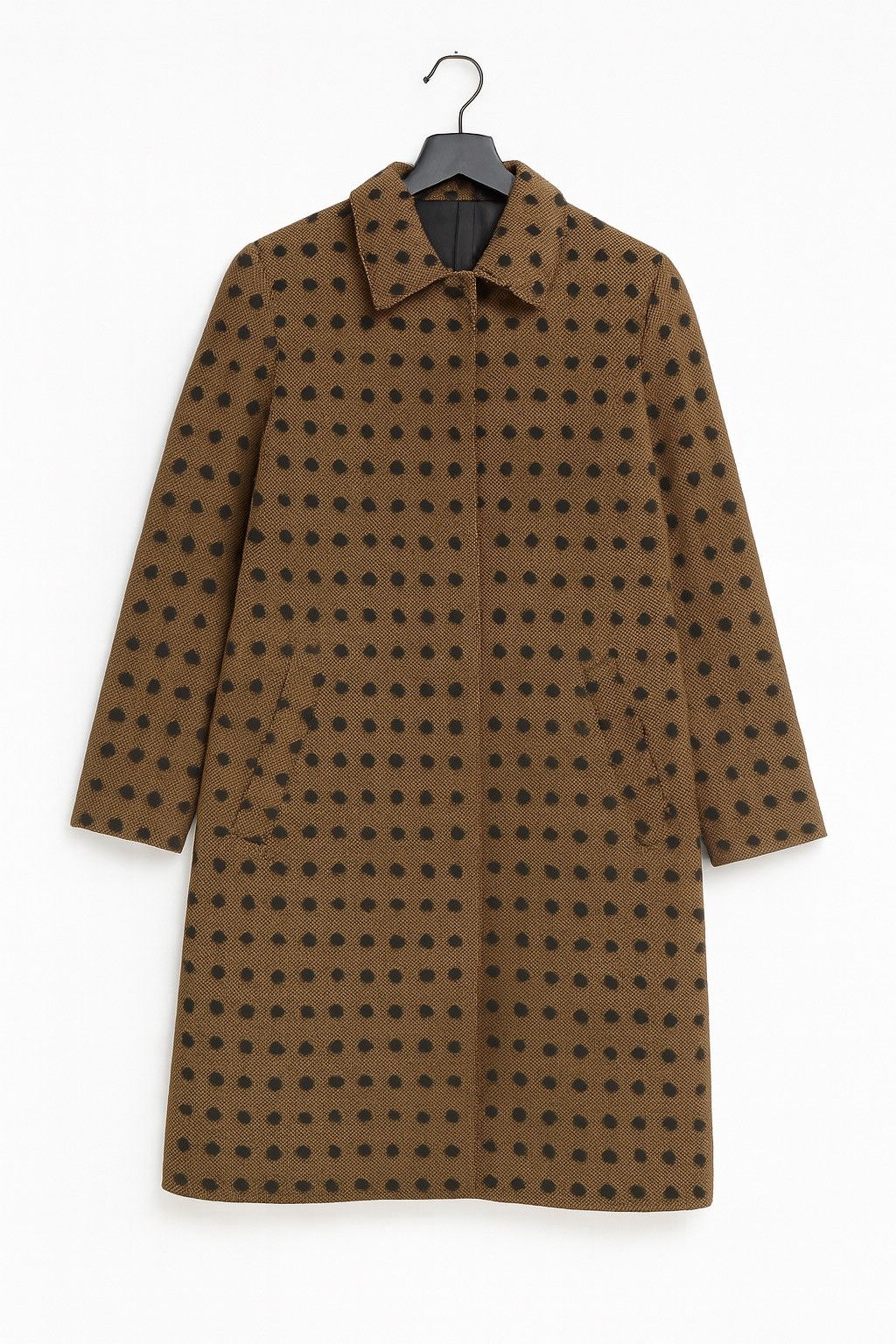 美品⭐️comme de garcons Polka Dot long Coat Comme des Garcons Comme Des Garcons Polka Dot Belted Trench Coat