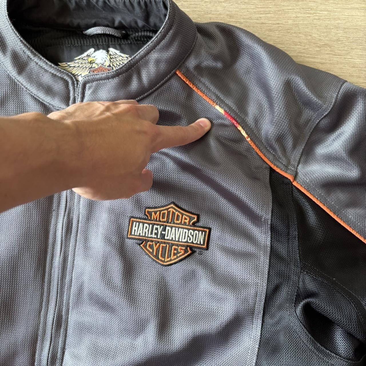 Harley Davidson Vintage Harley Davidson Motorcycles Reflective Riding Jacket Size US XL / EU 56 / 4 - 4 Thumbnail