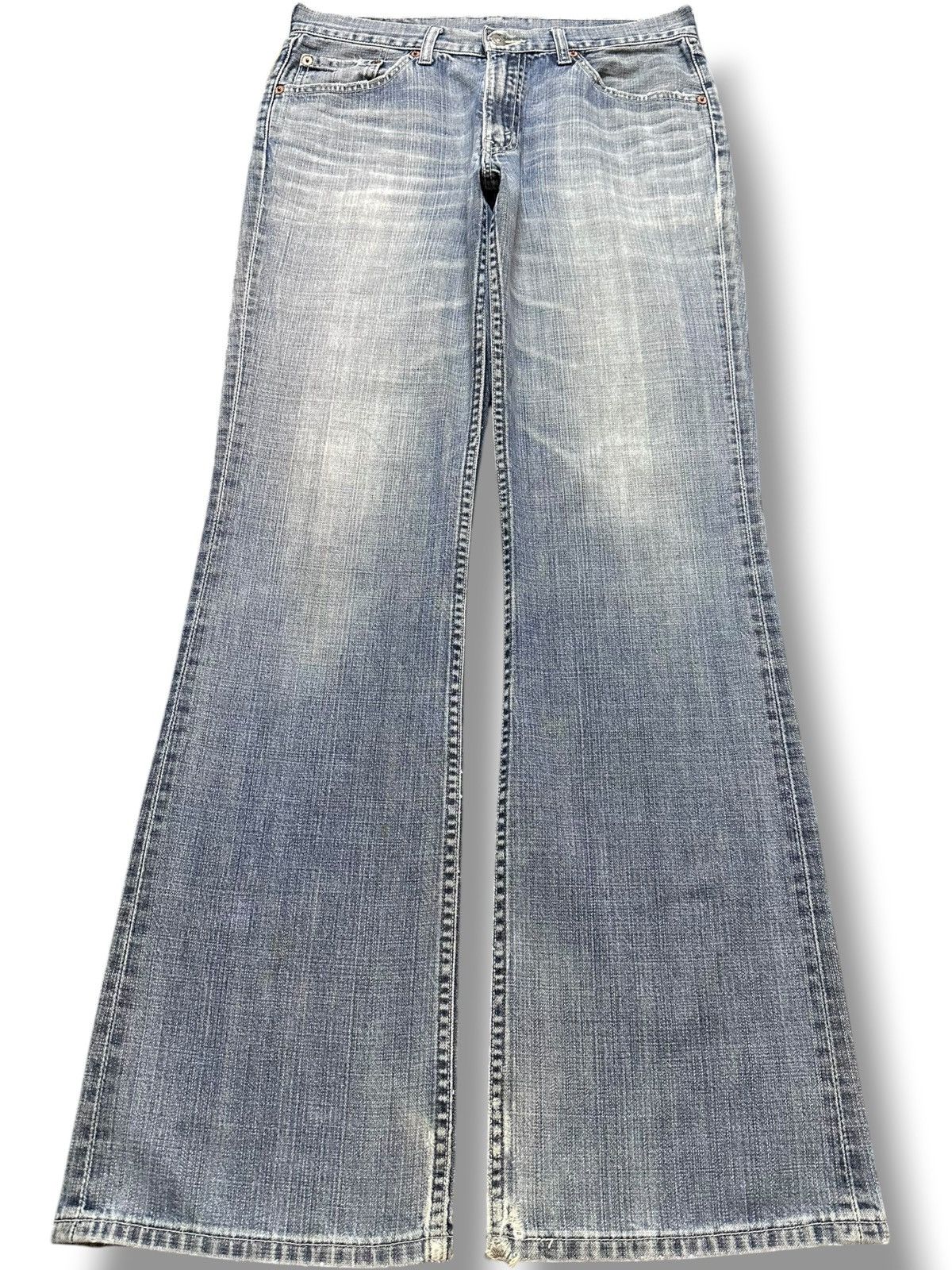 Levi's Vintage Clothing Vintage Levi’s 517-03 Flare Bell Bottom Faded Denim Size US 31 - 1 Thumbnail