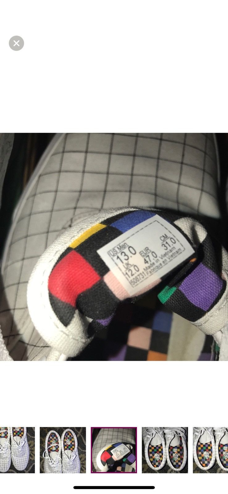 Vans Vans custom made by skate and destroy shoes size 13 used Size US 13 / EU 46 - 6 Thumbnail