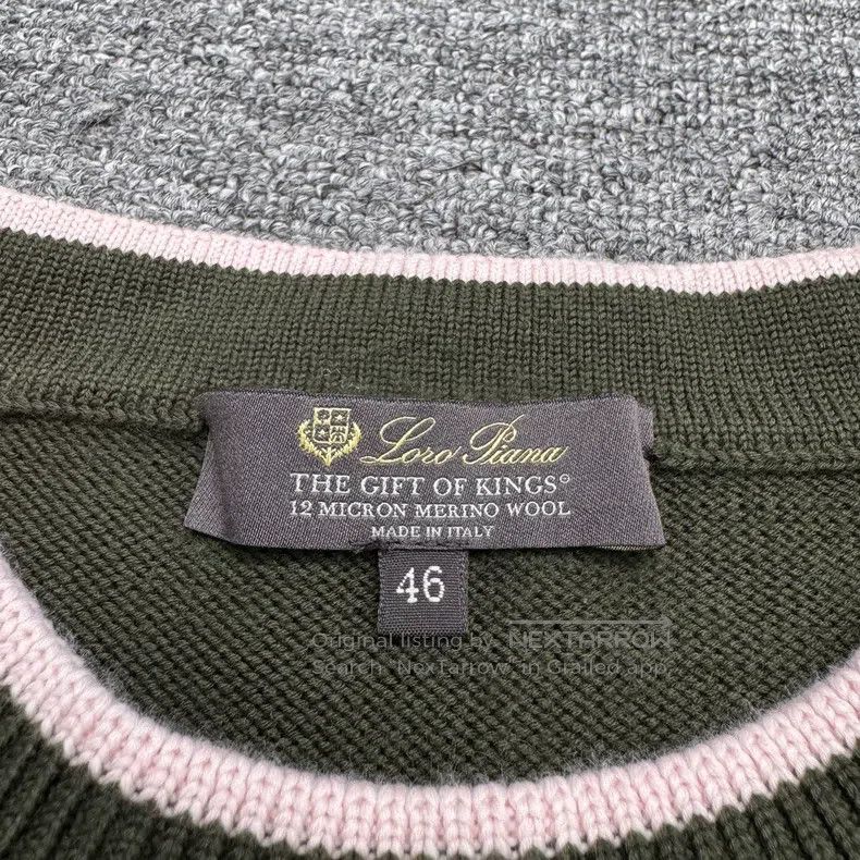 Loro Piana Loro Piana Pink striped wool sweater Size US S / EU 44-46 / 1 - 2 Thumbnail