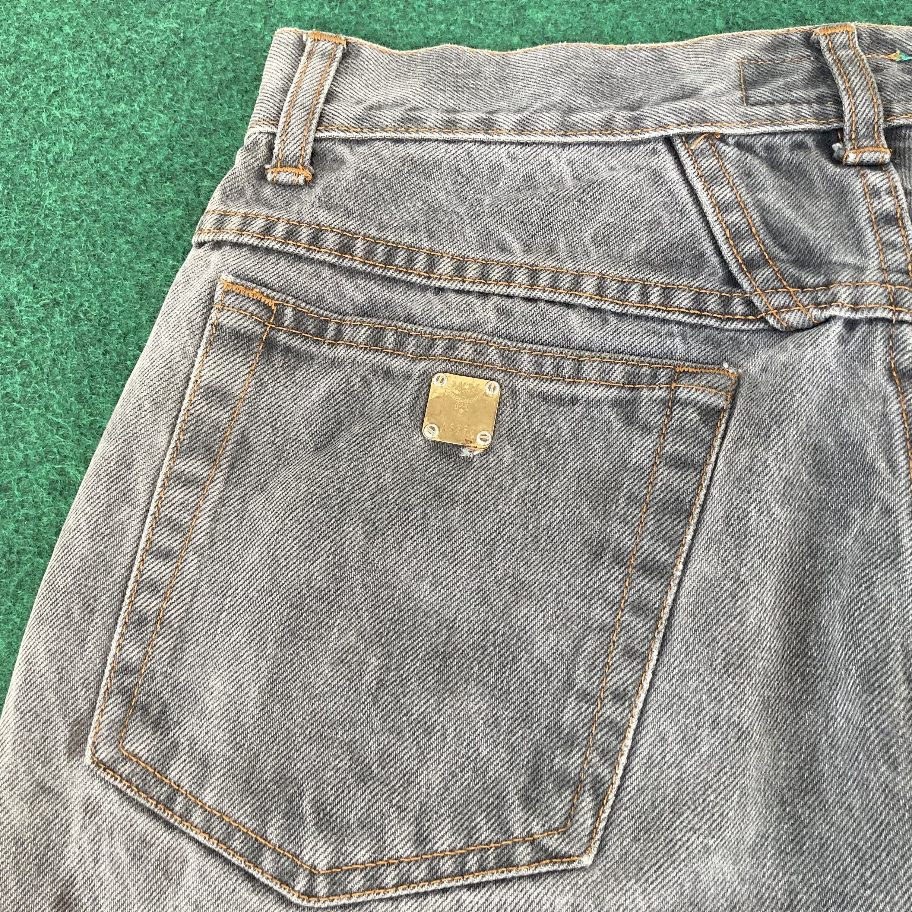MCM × Vintage Vtg MCM Legere Monogram Jeans Size 29" - 14 Thumbnail